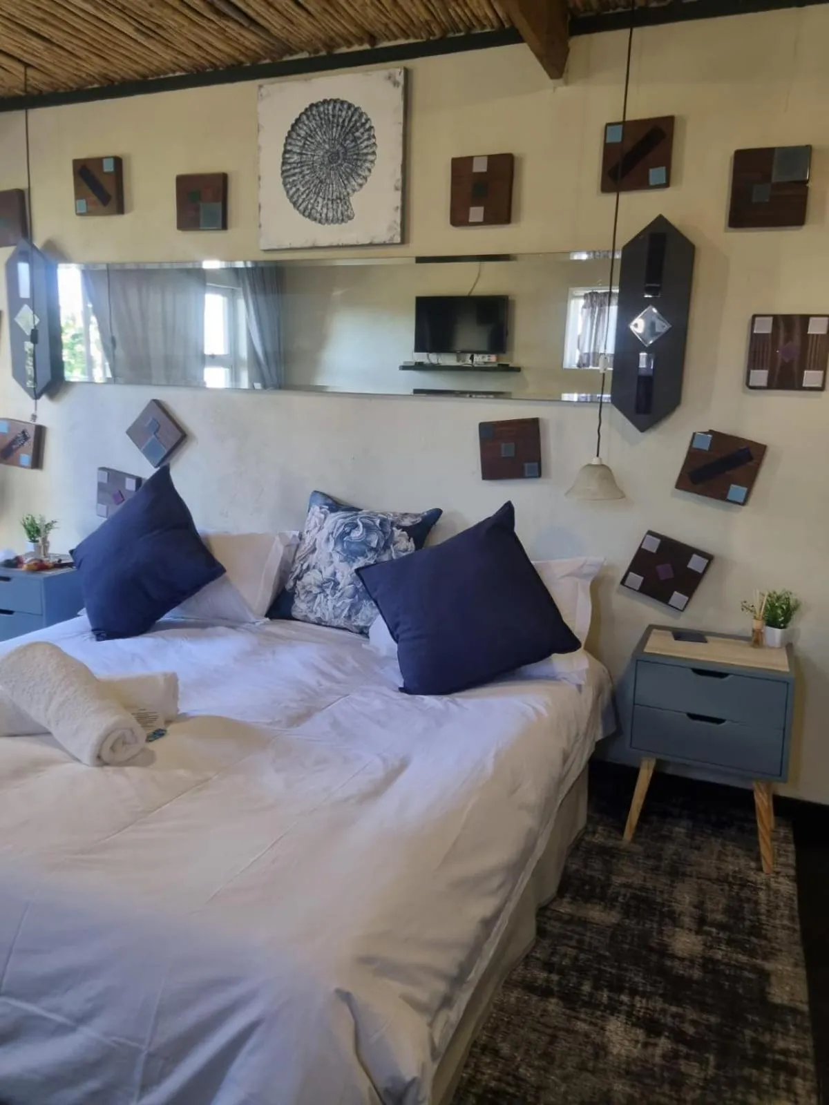 Bed in Bedrock Guest Studios