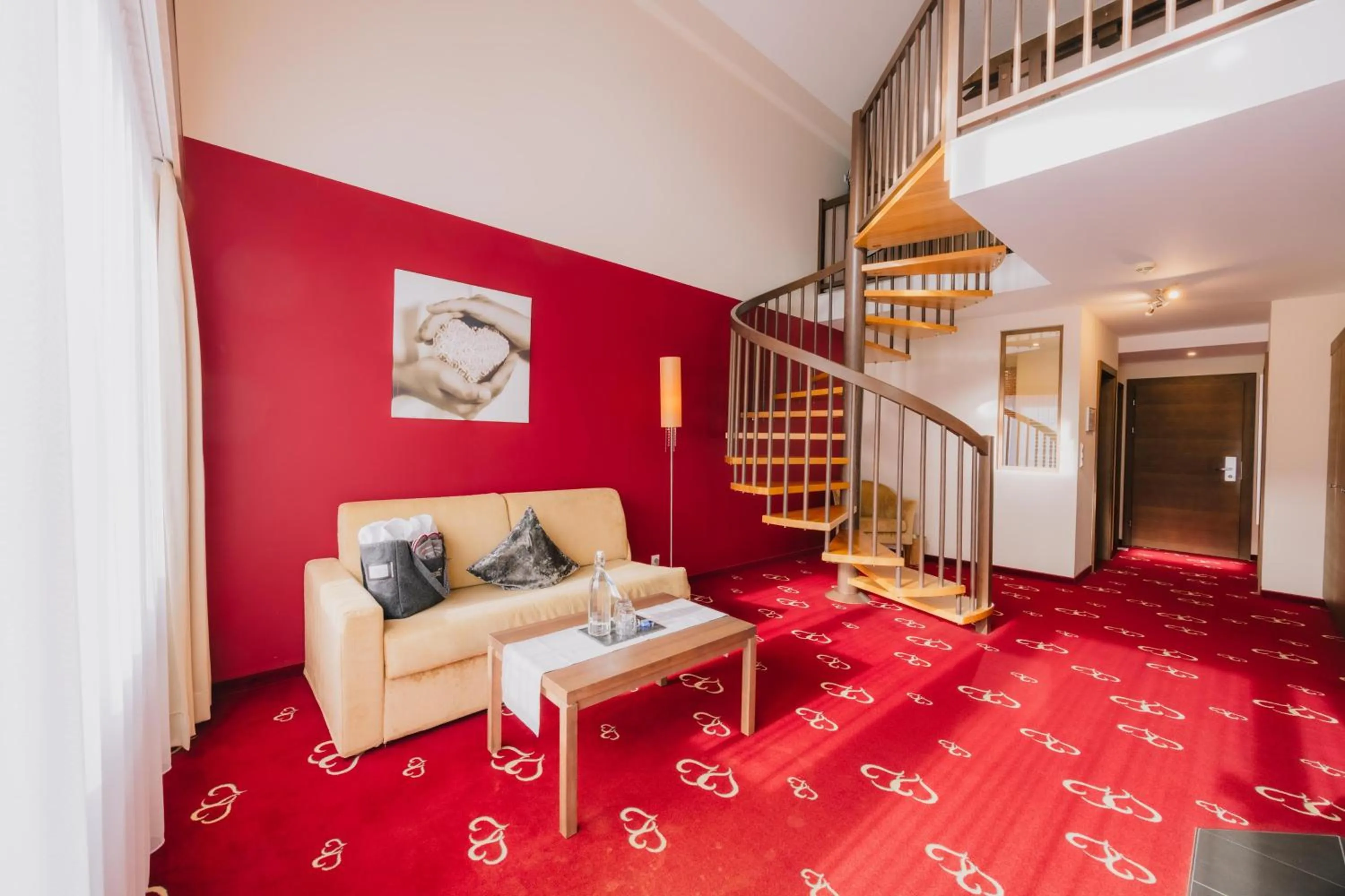 Bed in Alpen-Herz Romantik & Spa - Adults Only