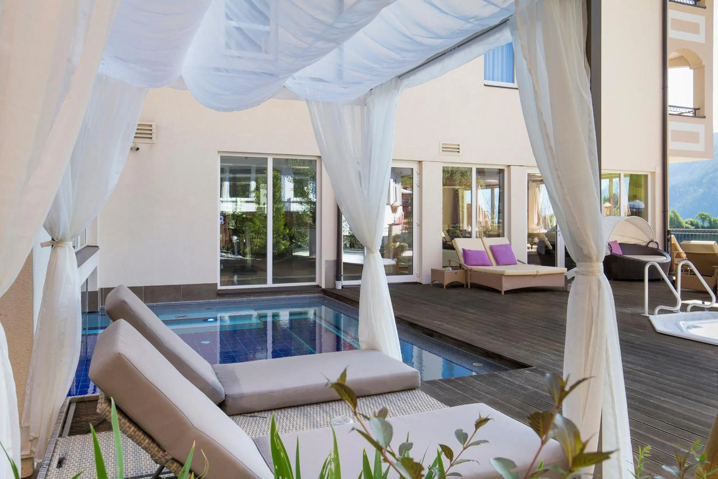 Open Air Bath in Alpen-Herz Romantik & Spa - Adults Only