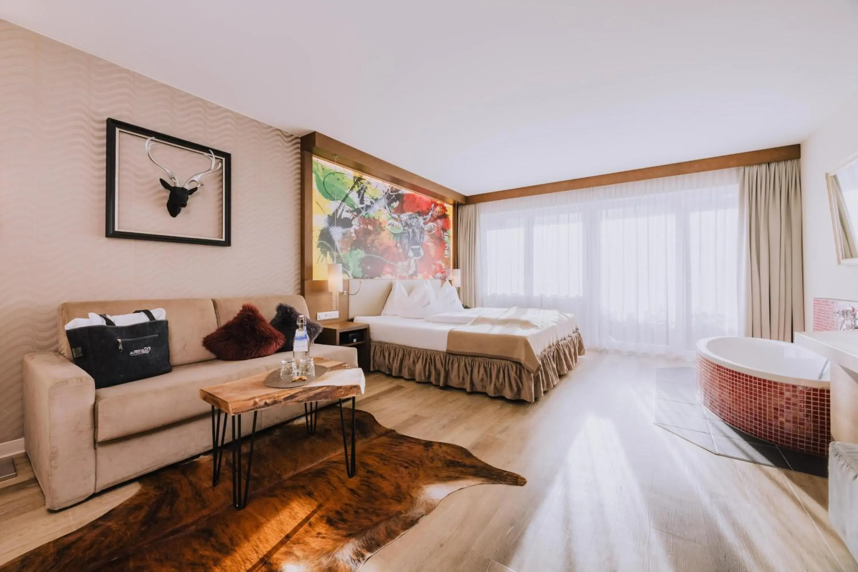 Double Room in Alpen-Herz Romantik & Spa - Adults Only Double Room in Alpen-Herz Romantik & Spa - Adults Only