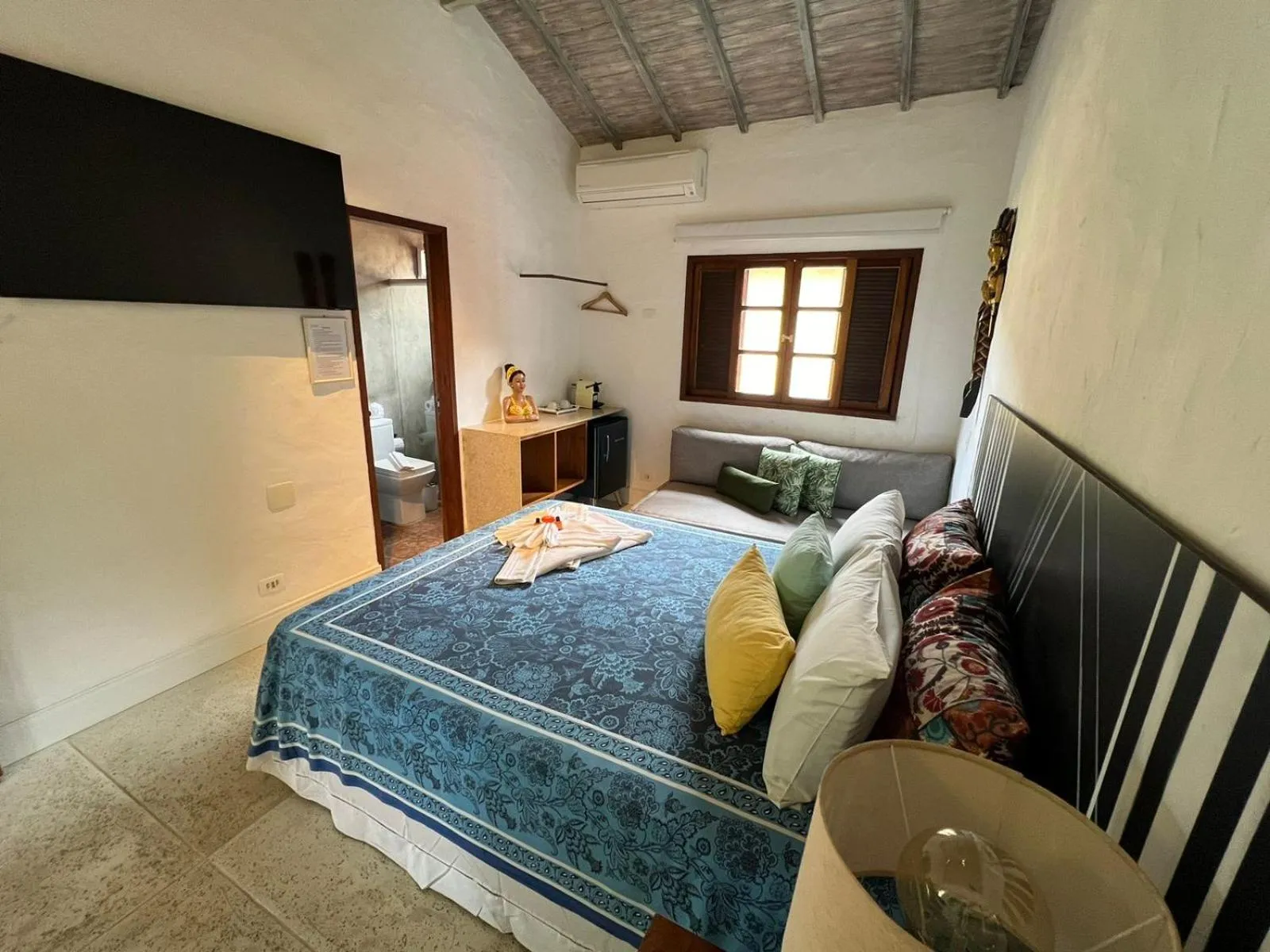 Bed in Pousada Refúgio de Maresias