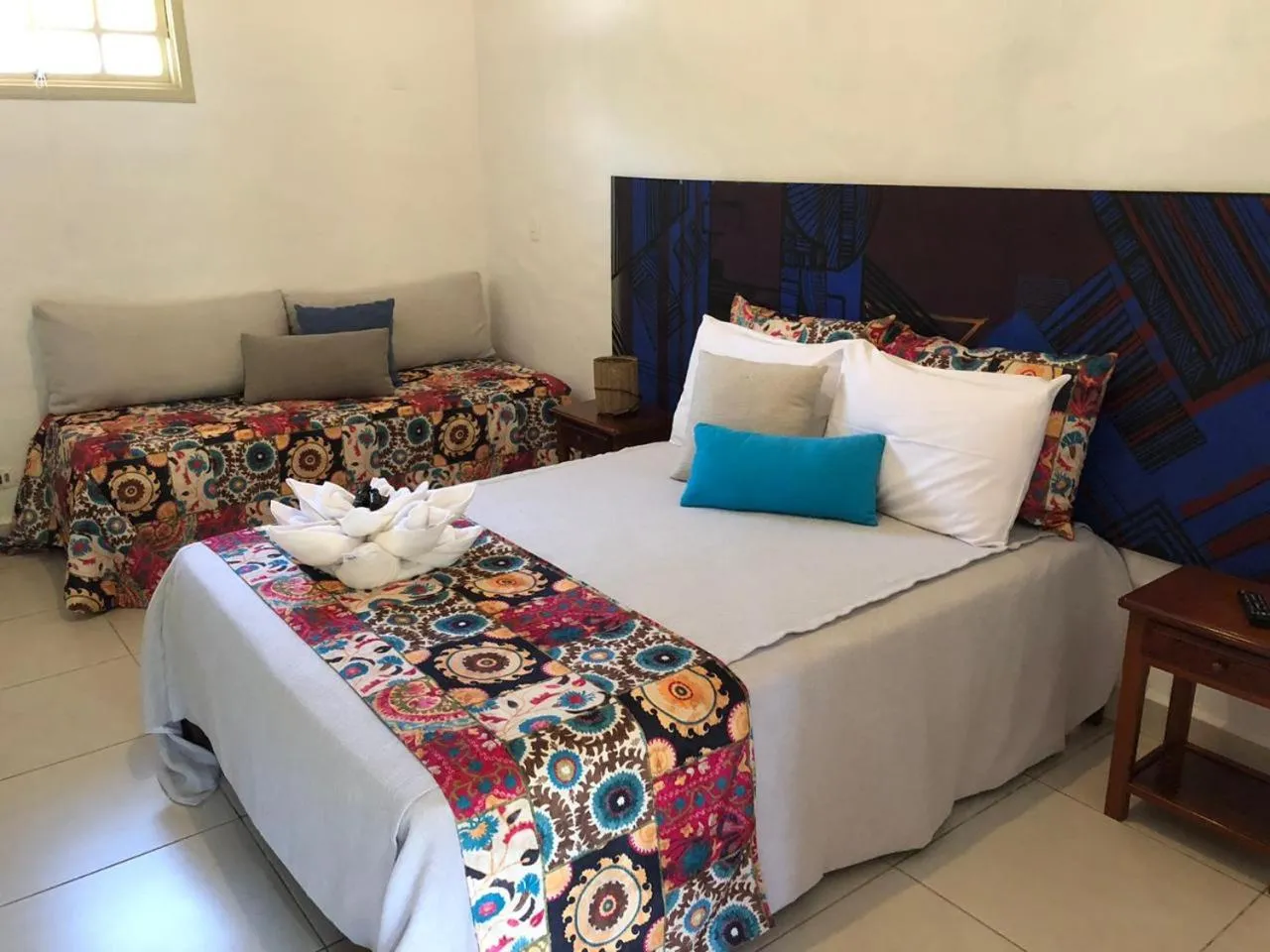 Bed in Pousada Refúgio de Maresias