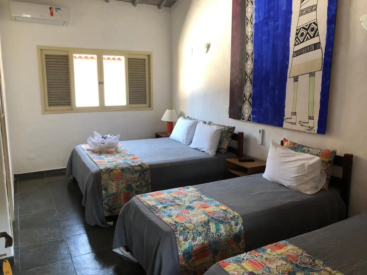 Bed in Pousada Refúgio de Maresias