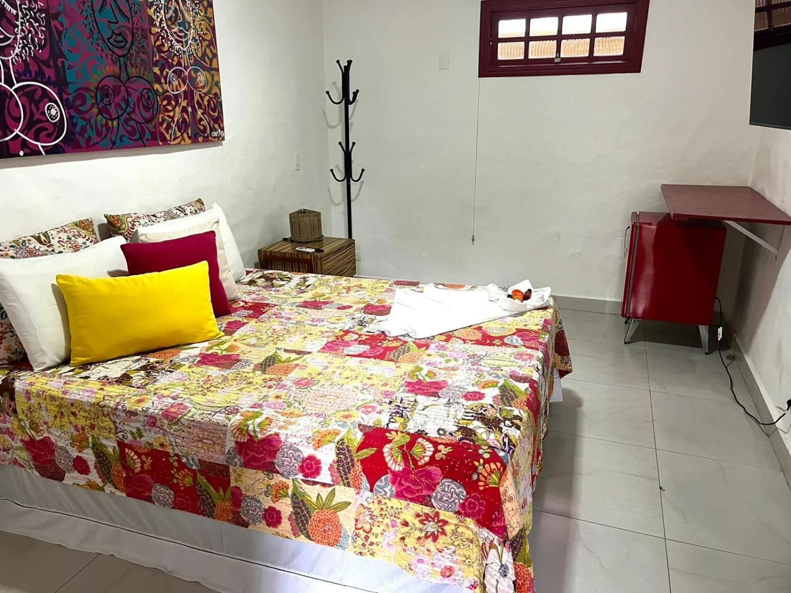 Bed in Pousada Refúgio de Maresias