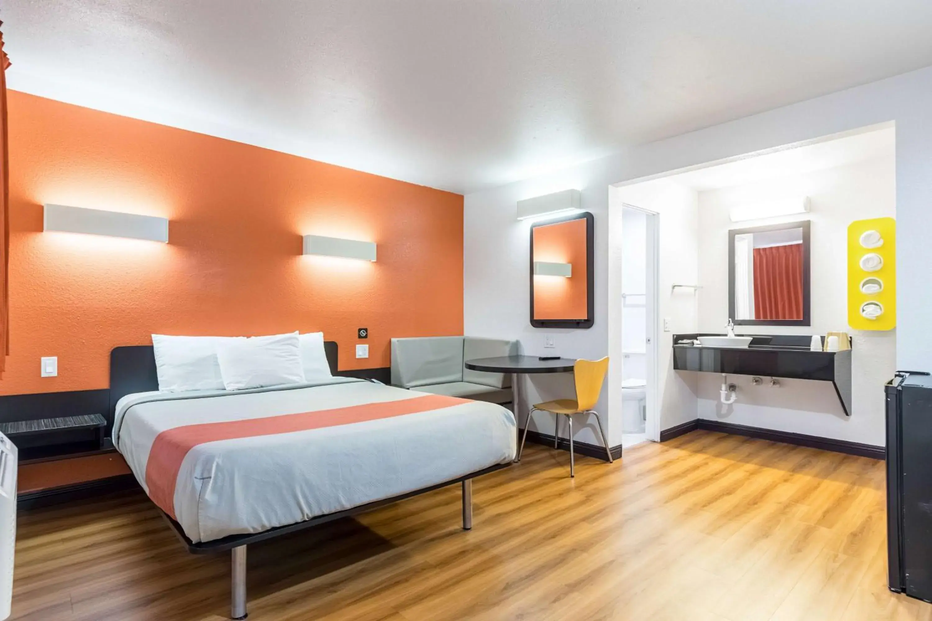 Photo of the whole room, Bed in Motel 6 Riverside, CA - UCR East Photo of the whole room, Bed in Motel 6 Riverside, CA - UCR East