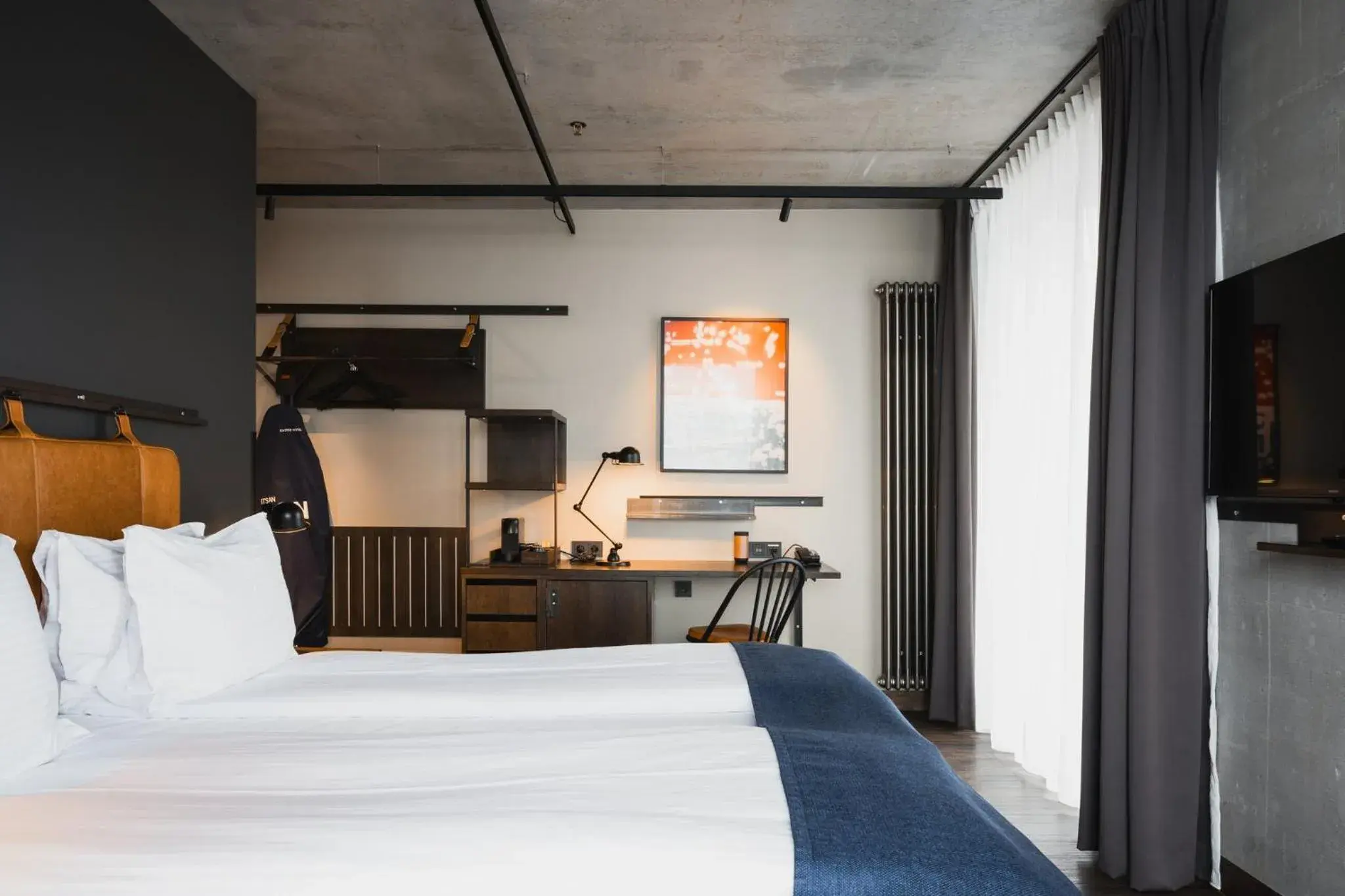 Bedroom, Bed in Exeter Hotel Bedroom, Bed in Exeter Hotel