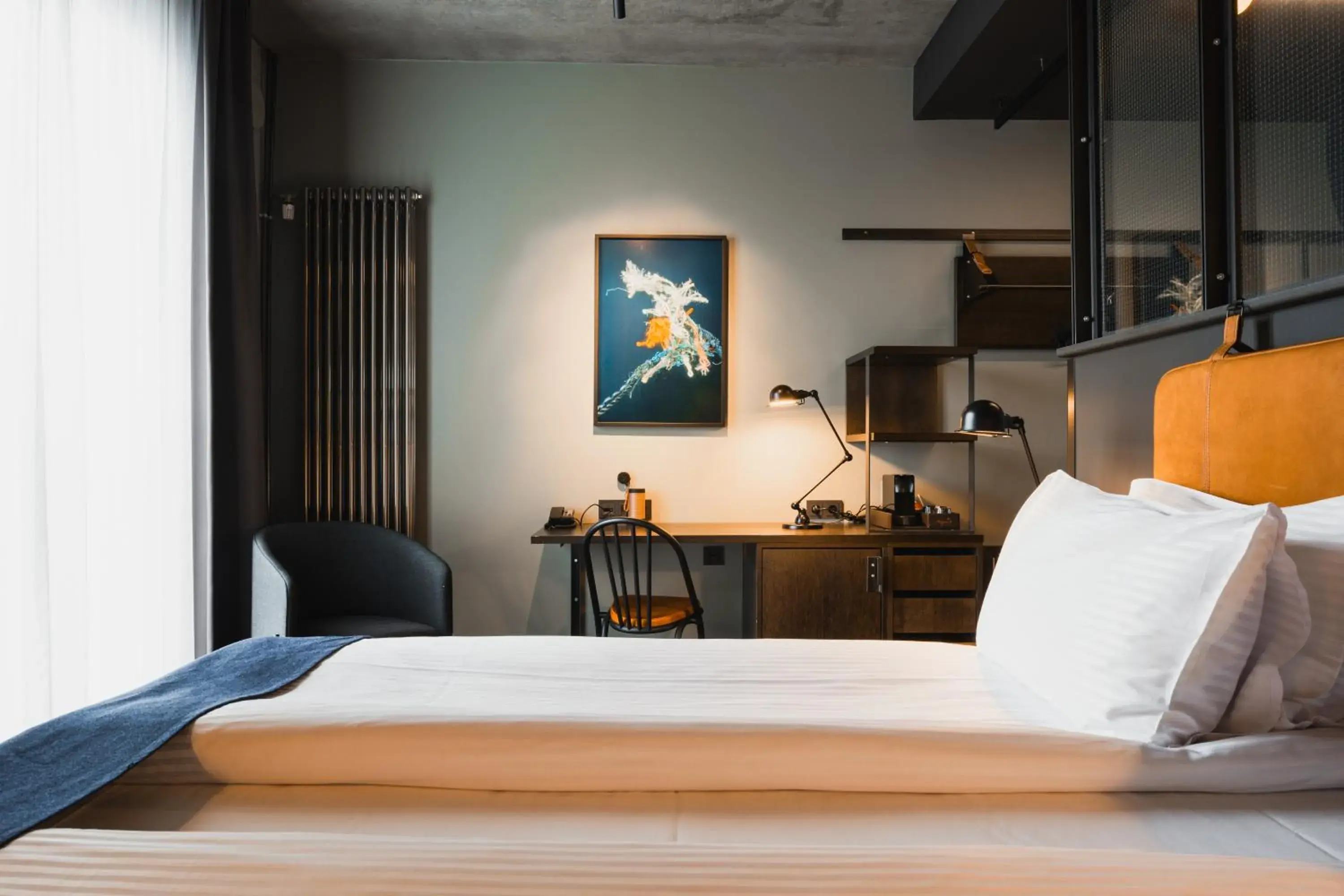 Bedroom, Bed in Exeter Hotel Bedroom, Bed in Exeter Hotel