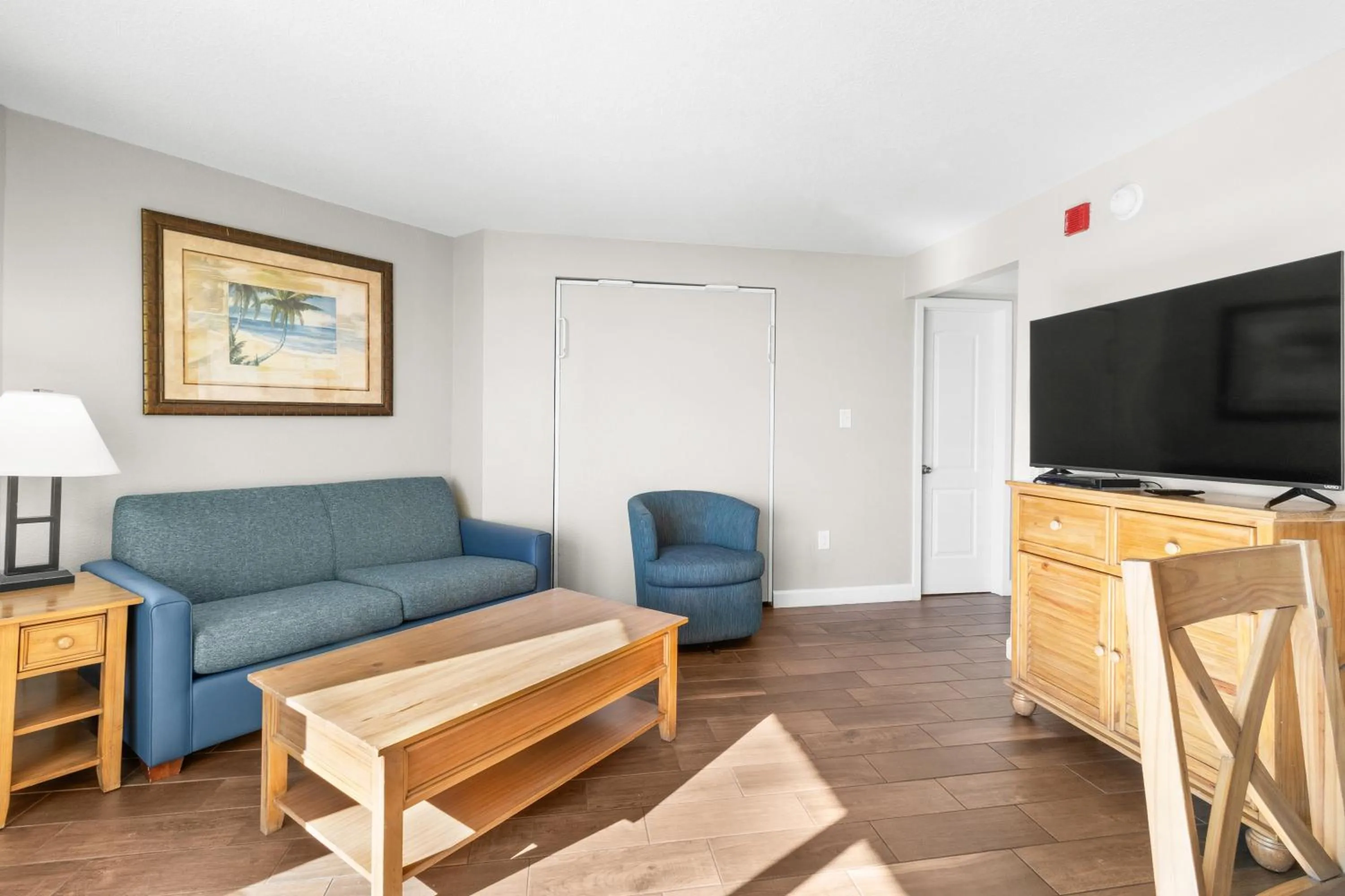 Living room in Monterey Bay Suites