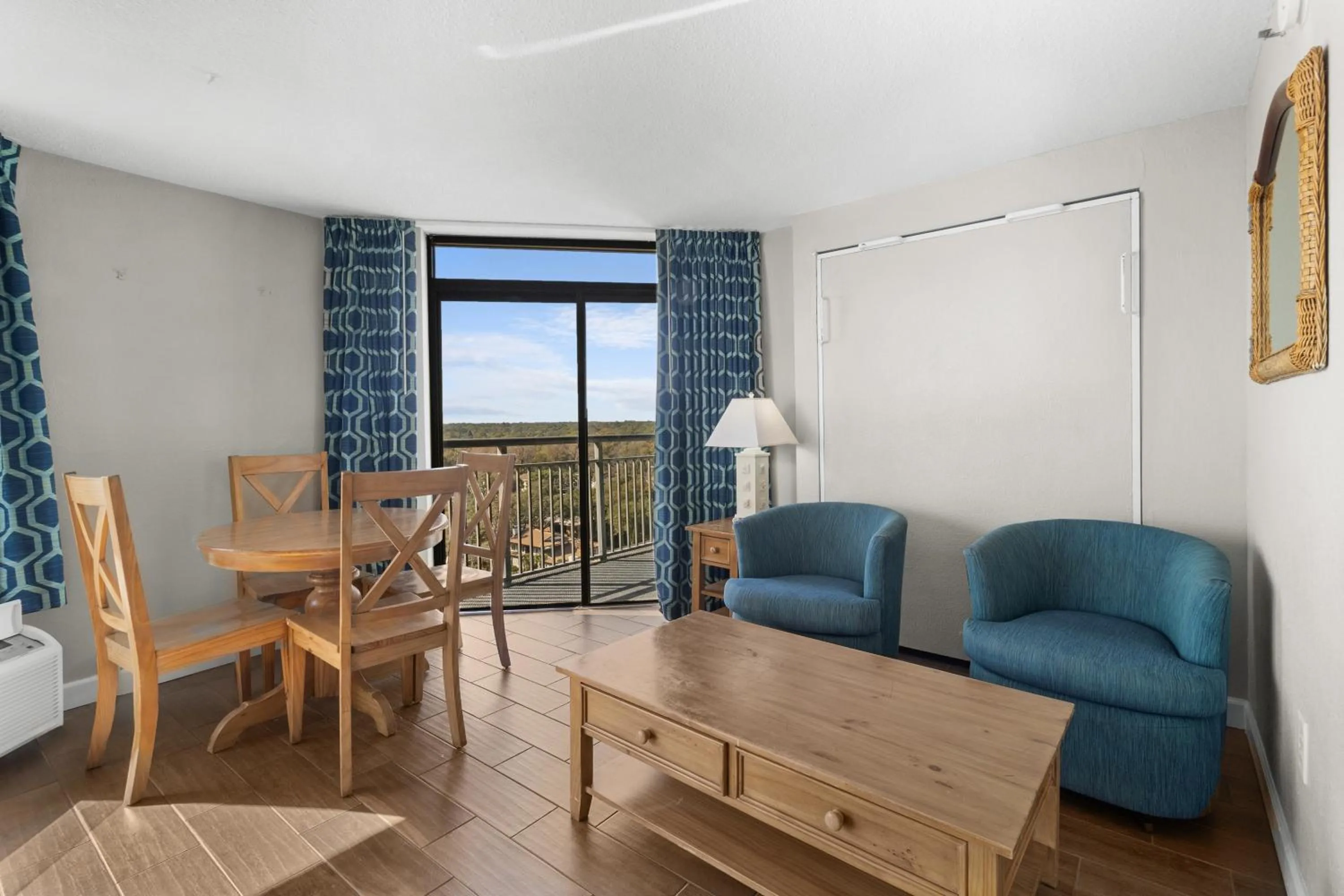 Living room in Monterey Bay Suites