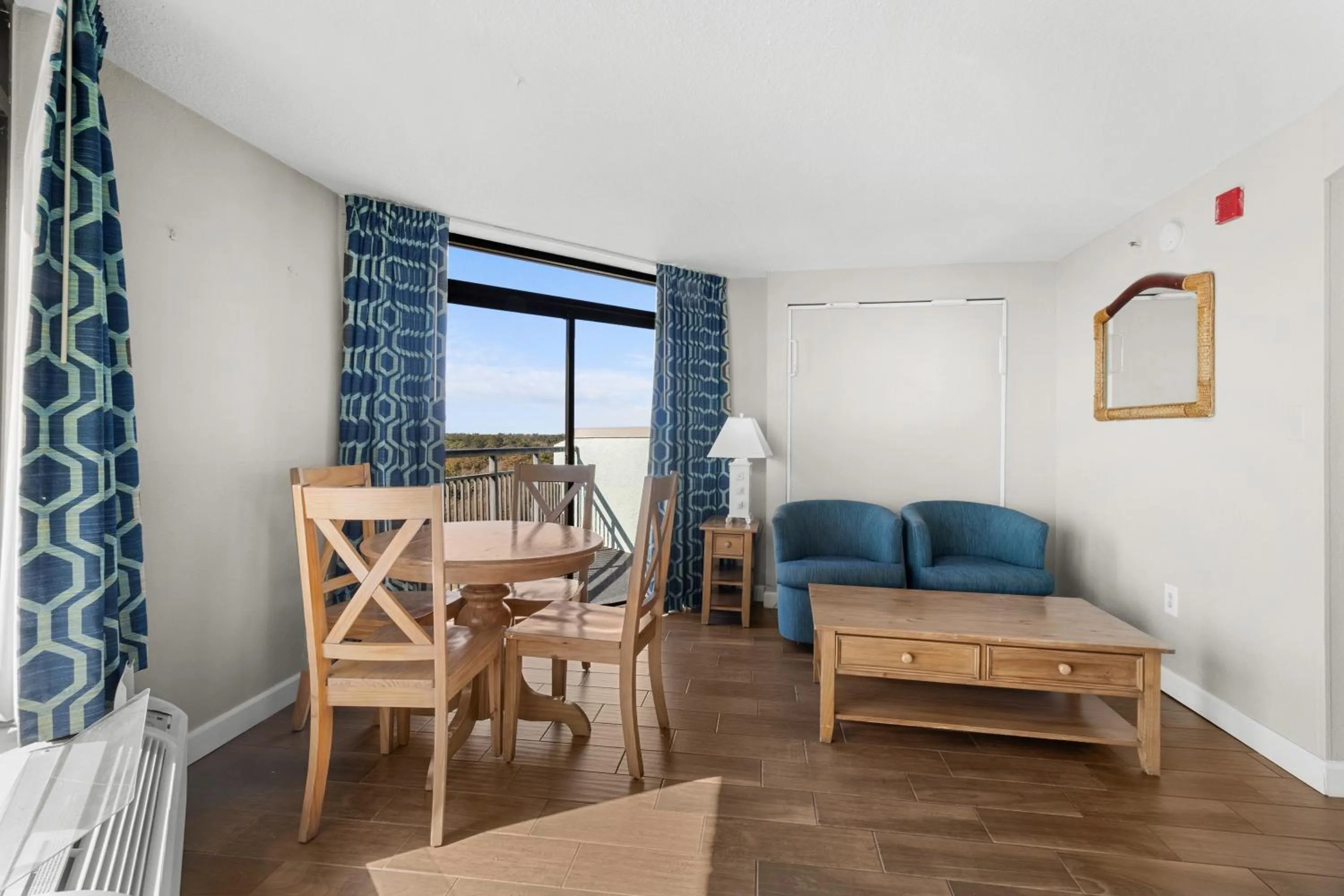 Living room in Monterey Bay Suites