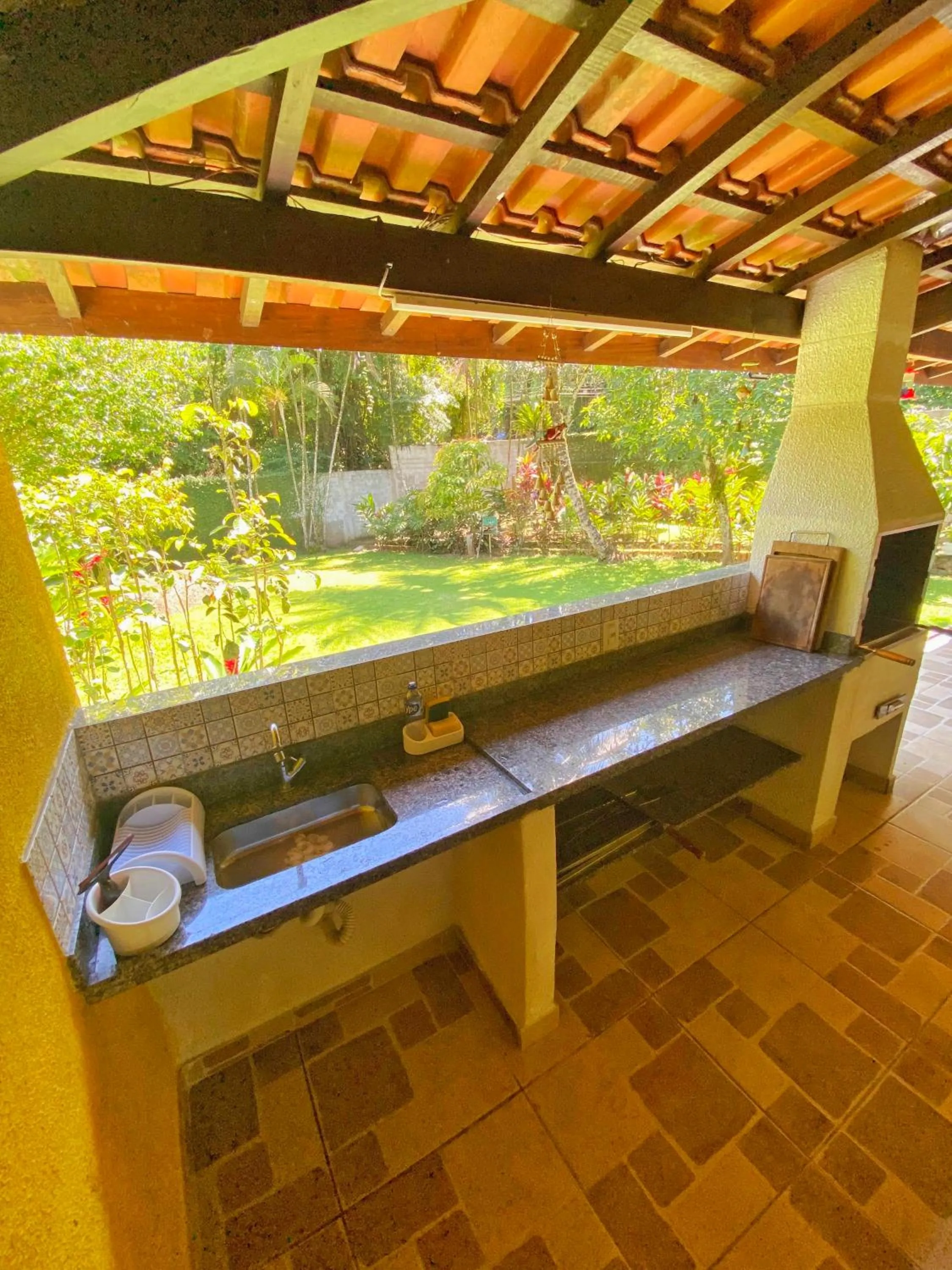 BBQ facilities in Sonho meu Ilhabela - 50m da Praia do Julião