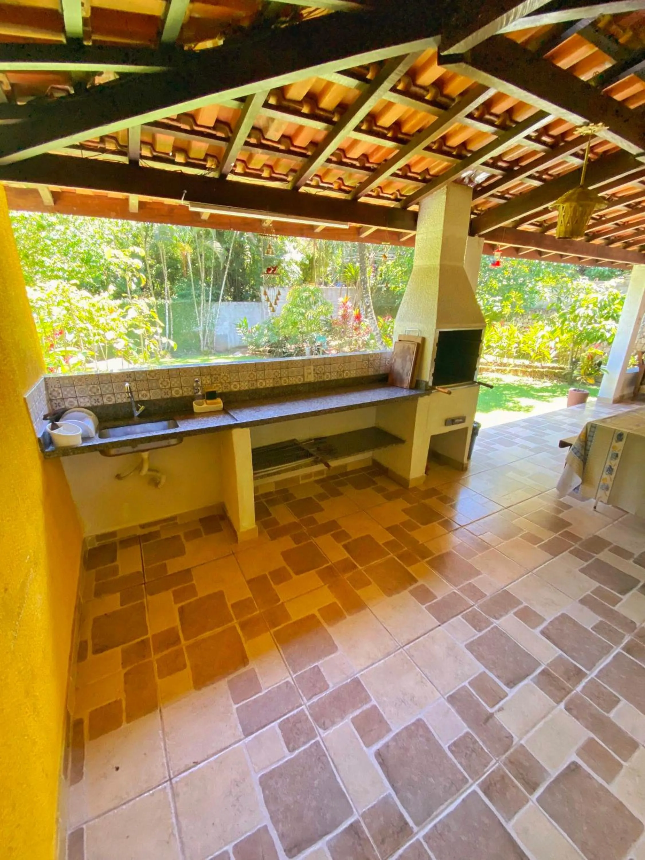 BBQ facilities in Sonho meu Ilhabela - 50m da Praia do Julião