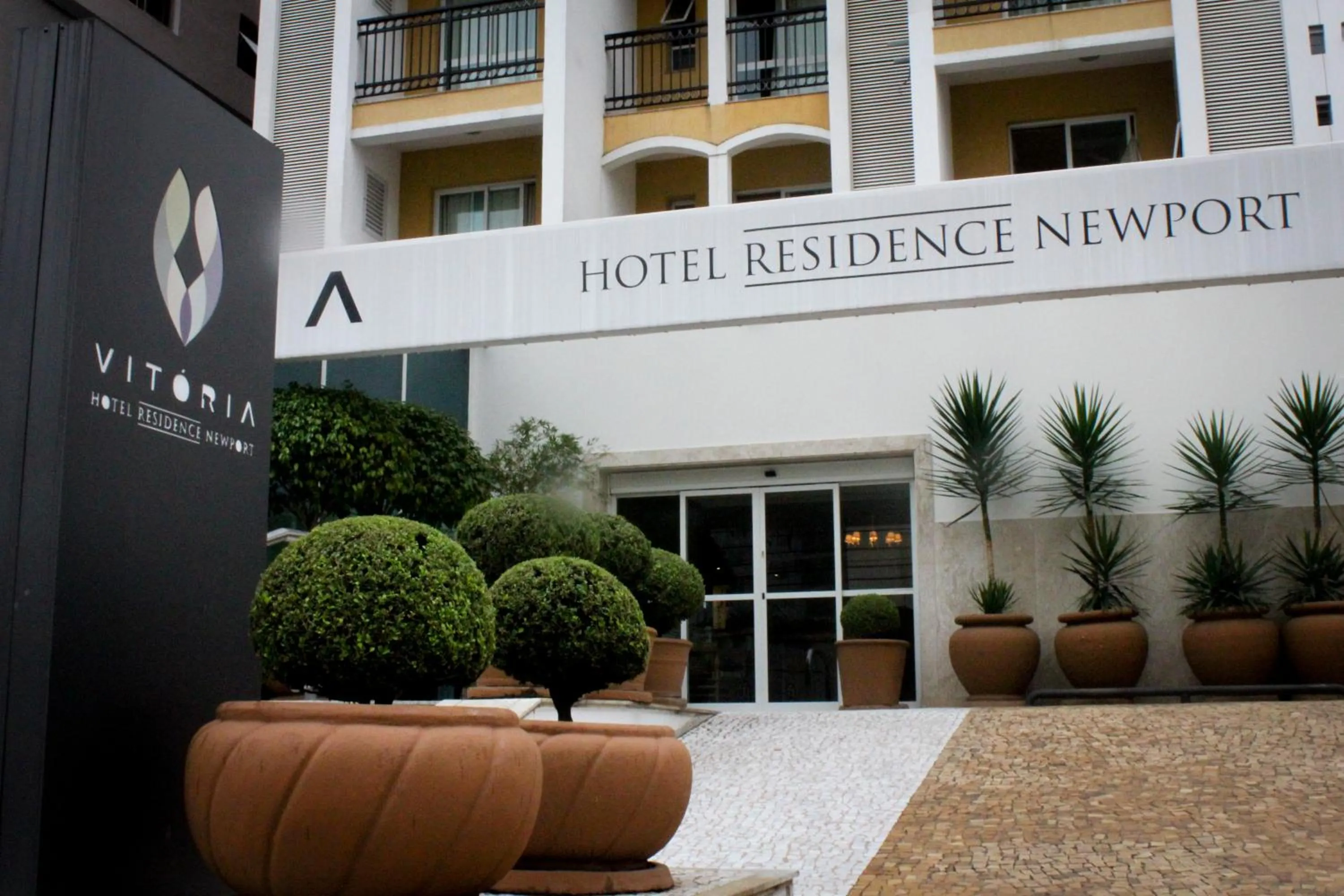 Property building in Vitória Hotel Residence NewPort
