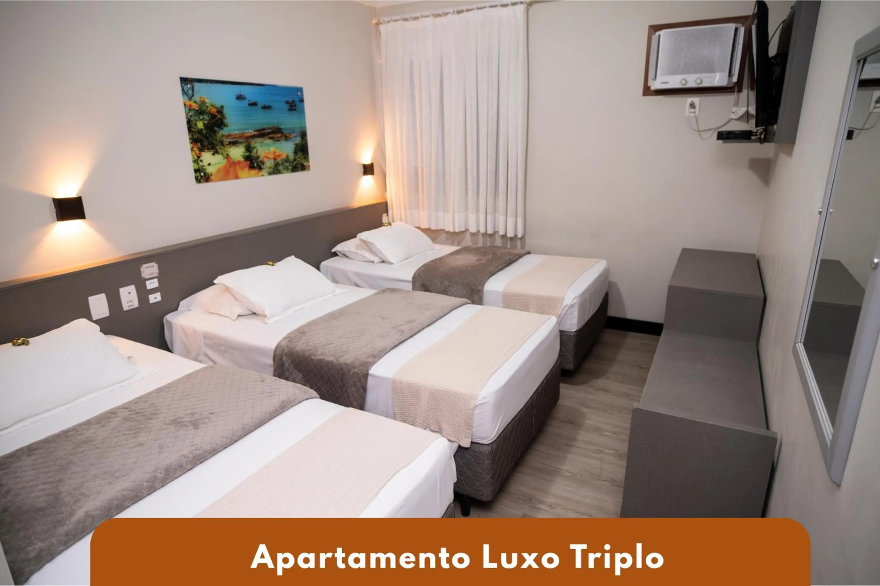 Bed in Camboriú Praia Hotel