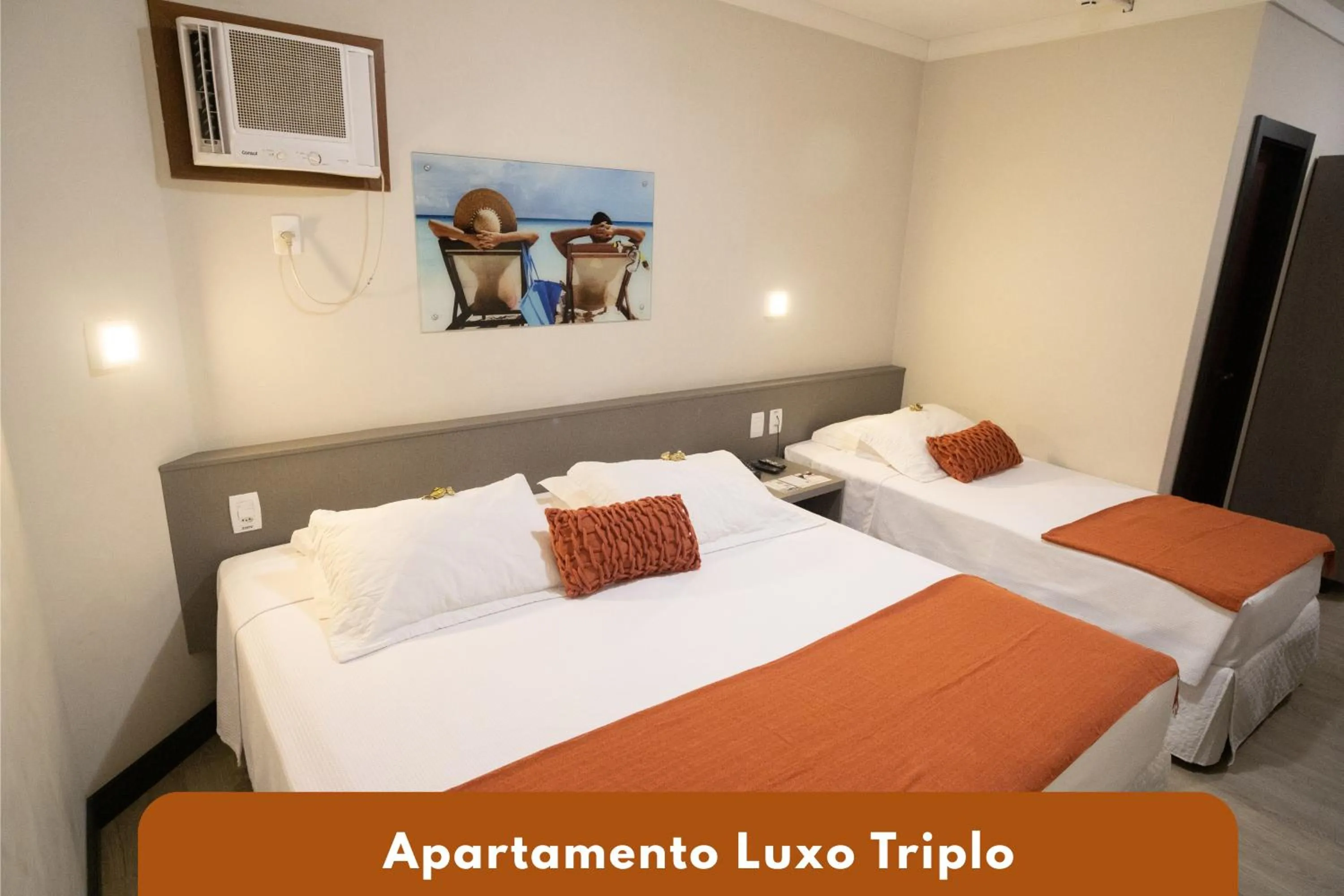 Bed in Camboriú Praia Hotel