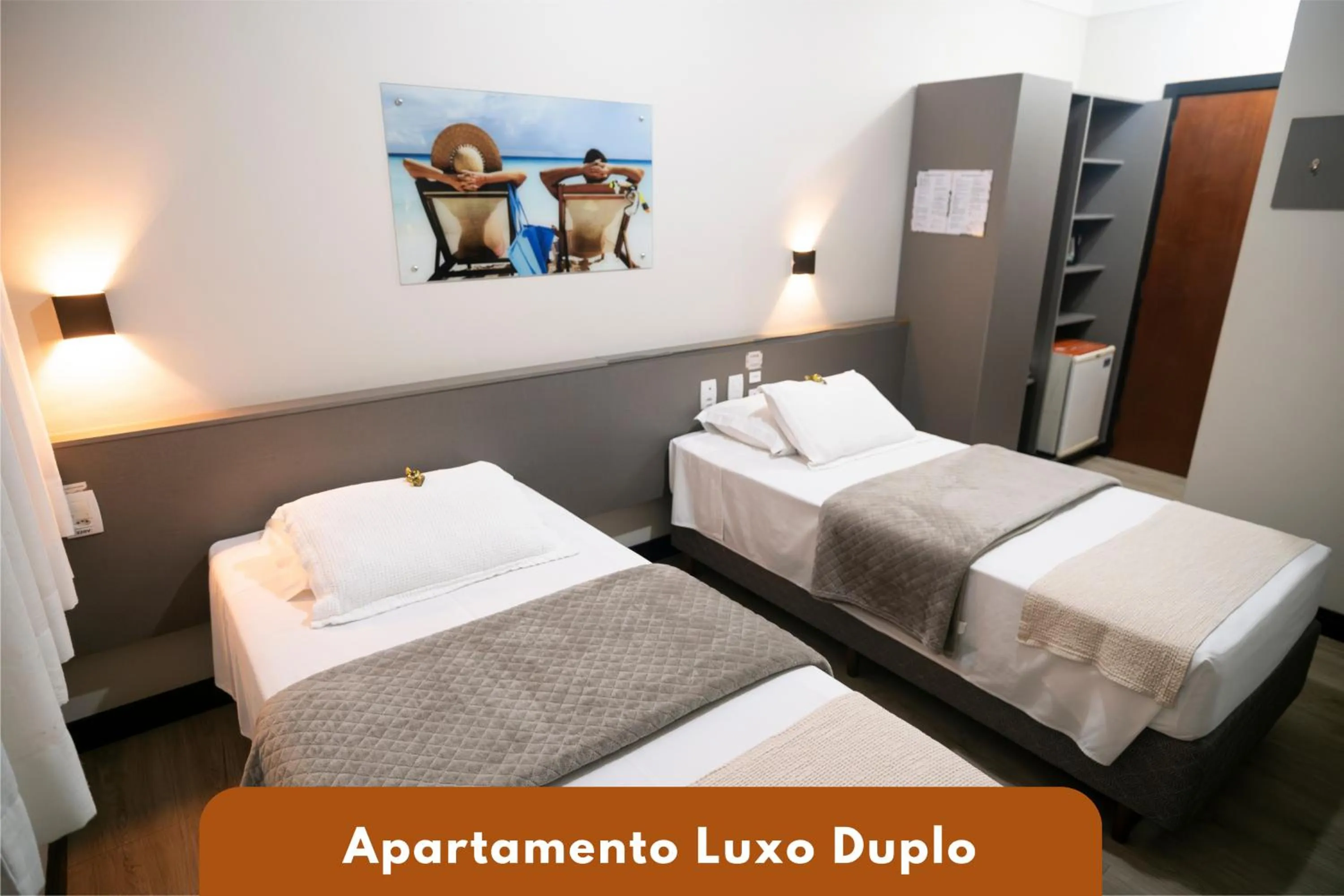 Bed in Camboriú Praia Hotel