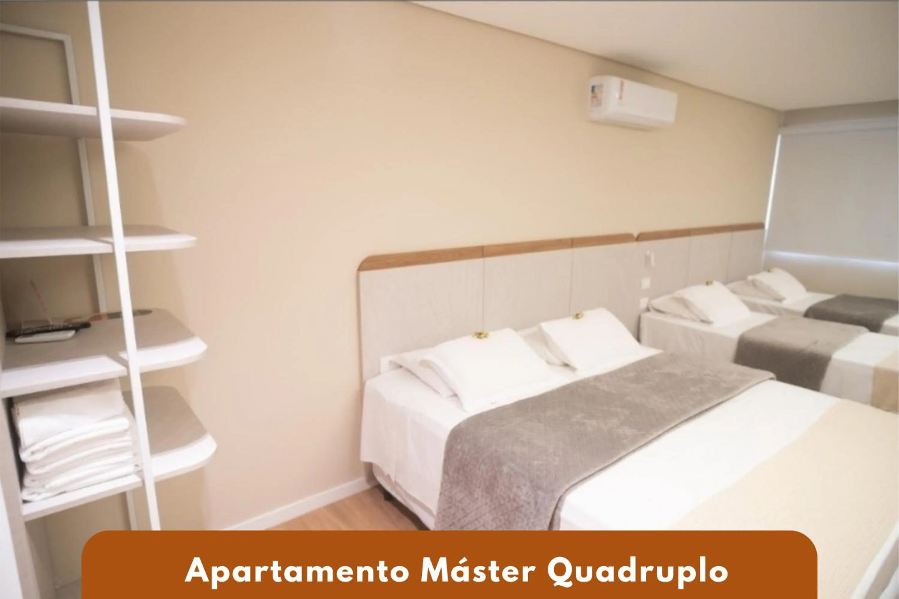 Bed in Camboriú Praia Hotel