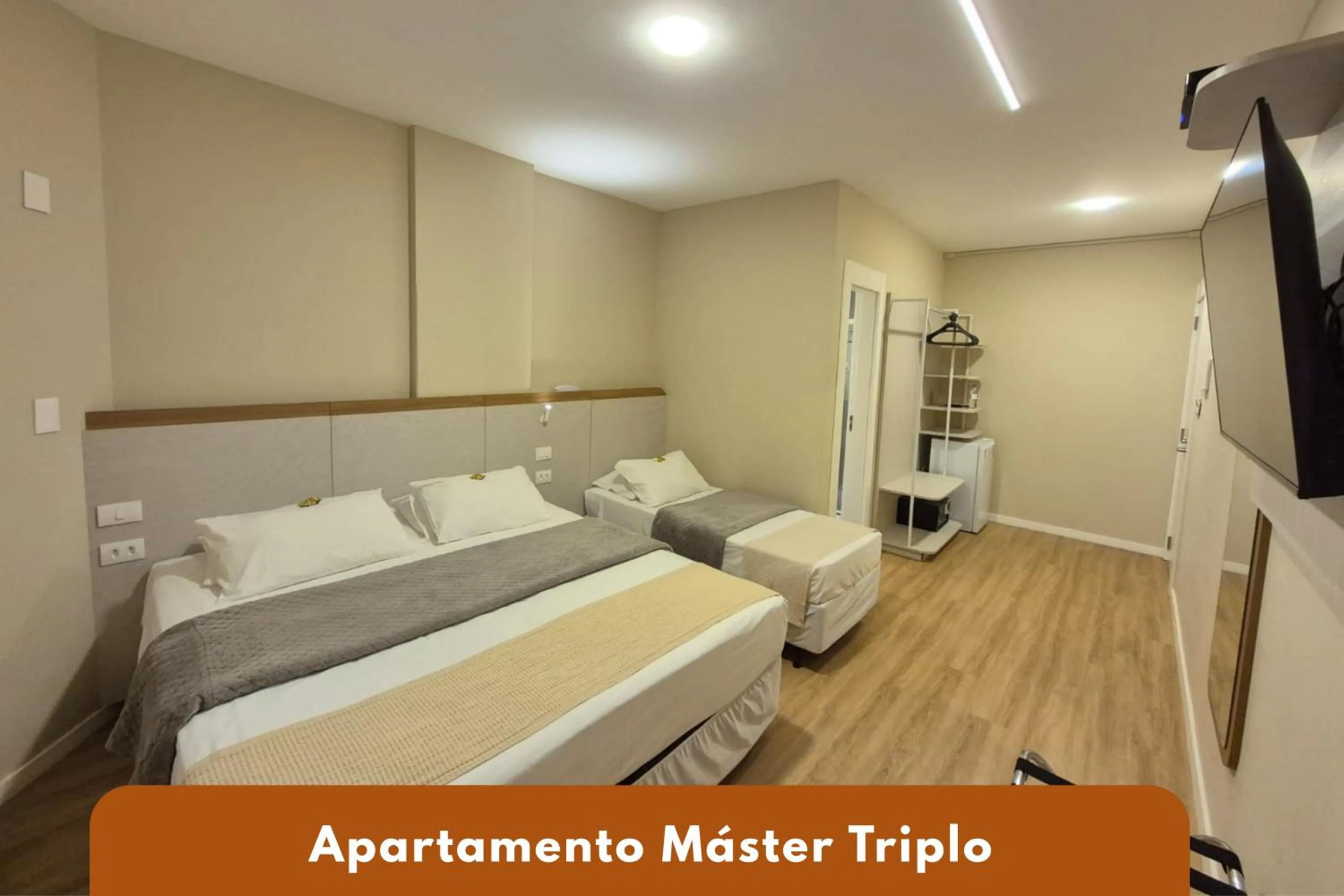 Bed in Camboriú Praia Hotel