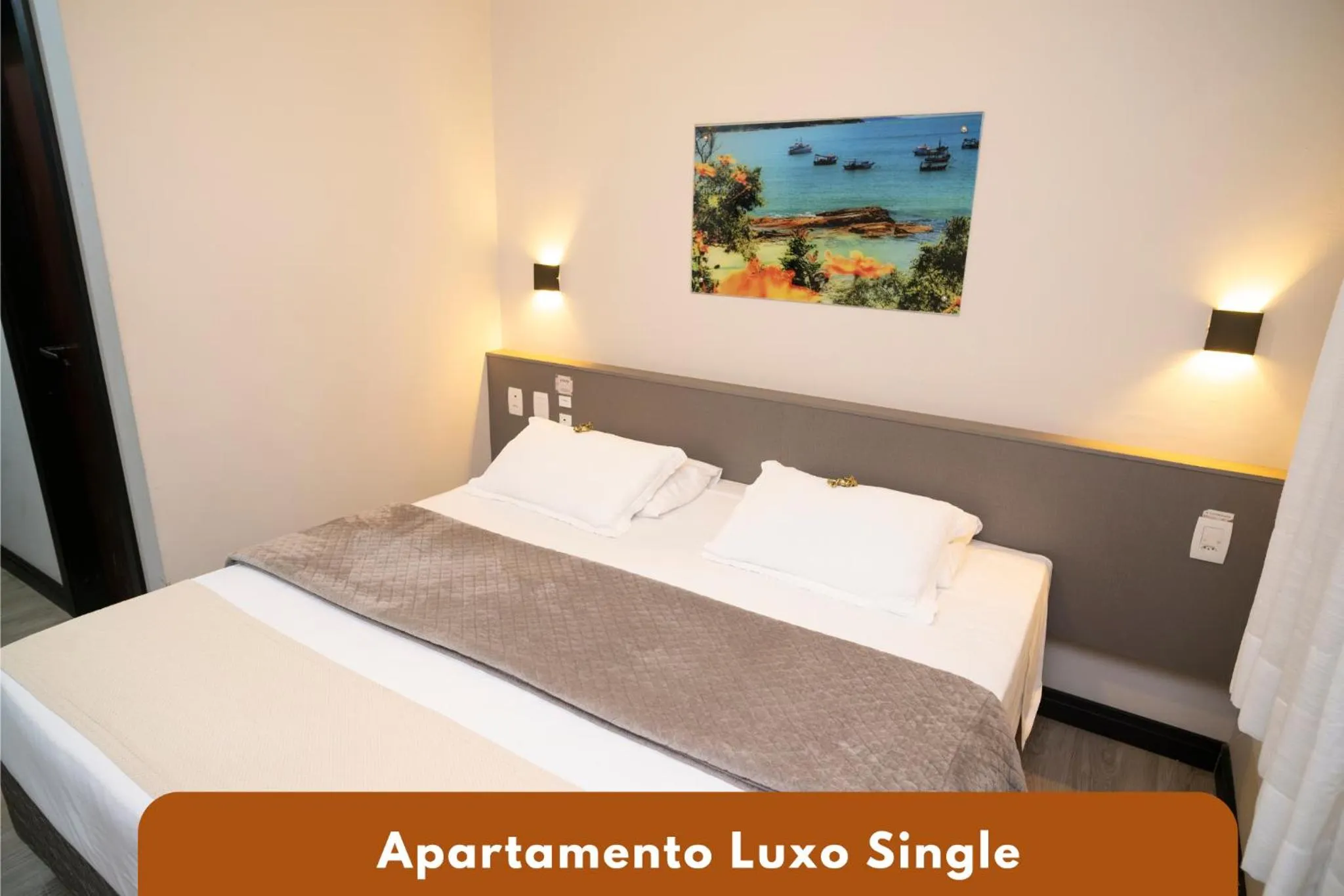 Bed in Camboriú Praia Hotel