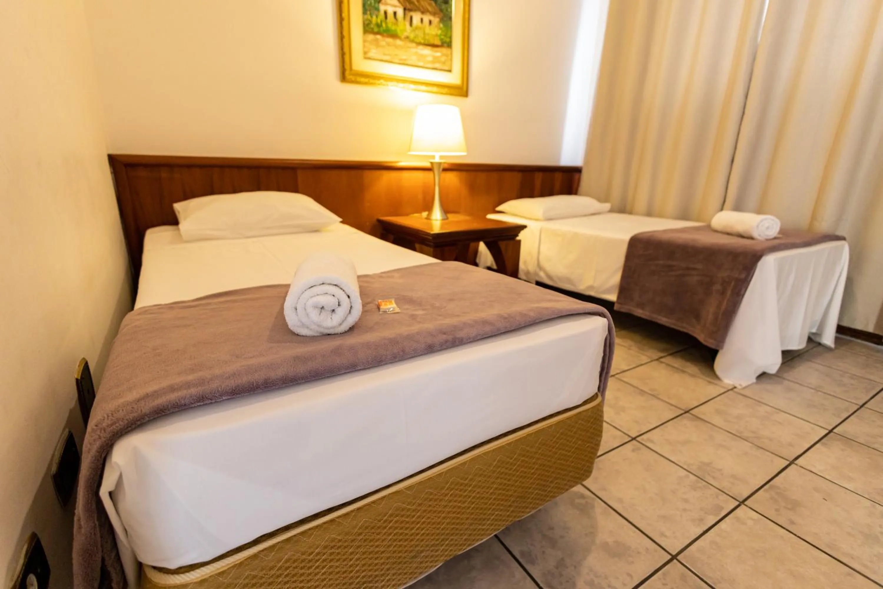 Bed in Hotel Golden Star