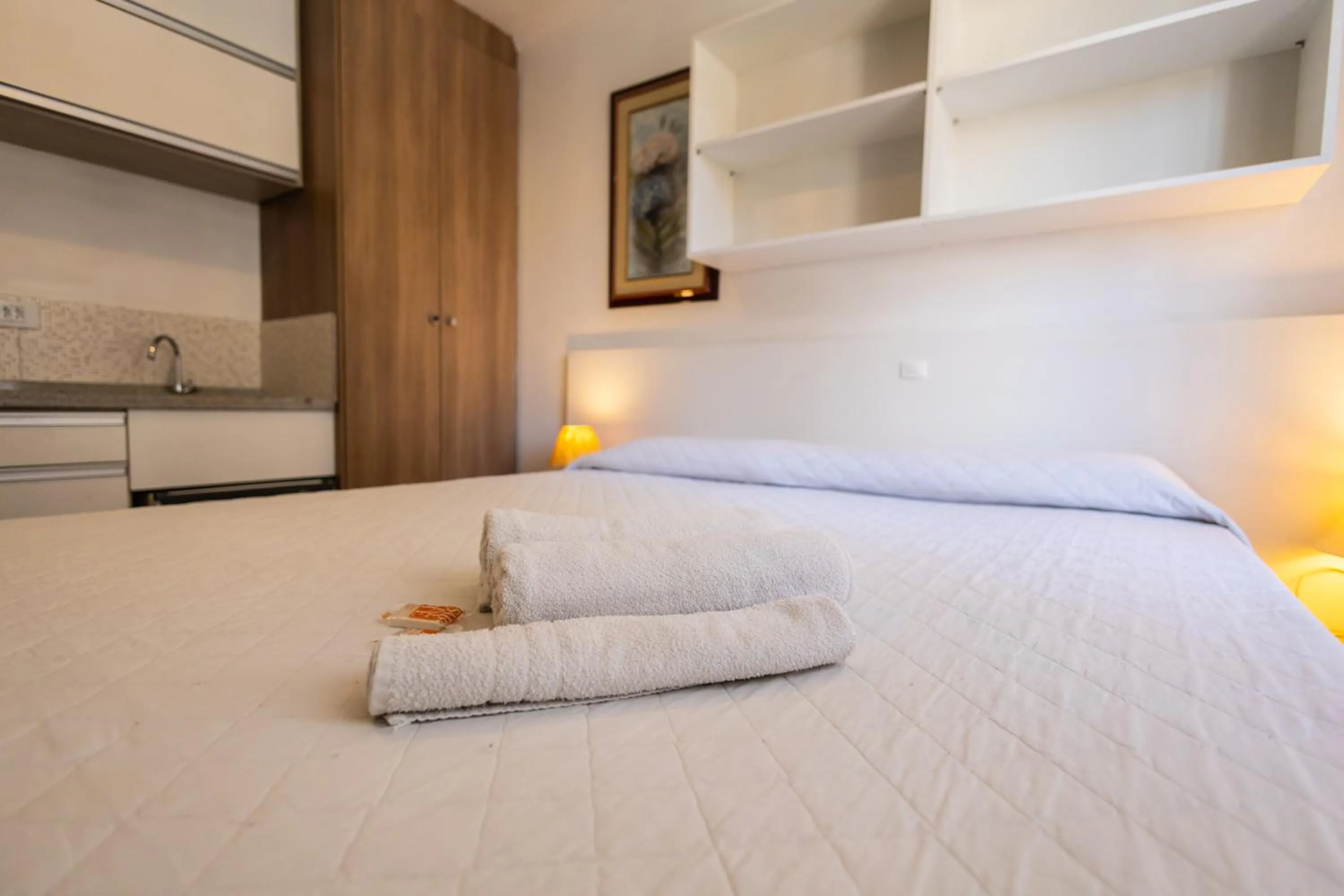 Bed in Hotel Golden Star