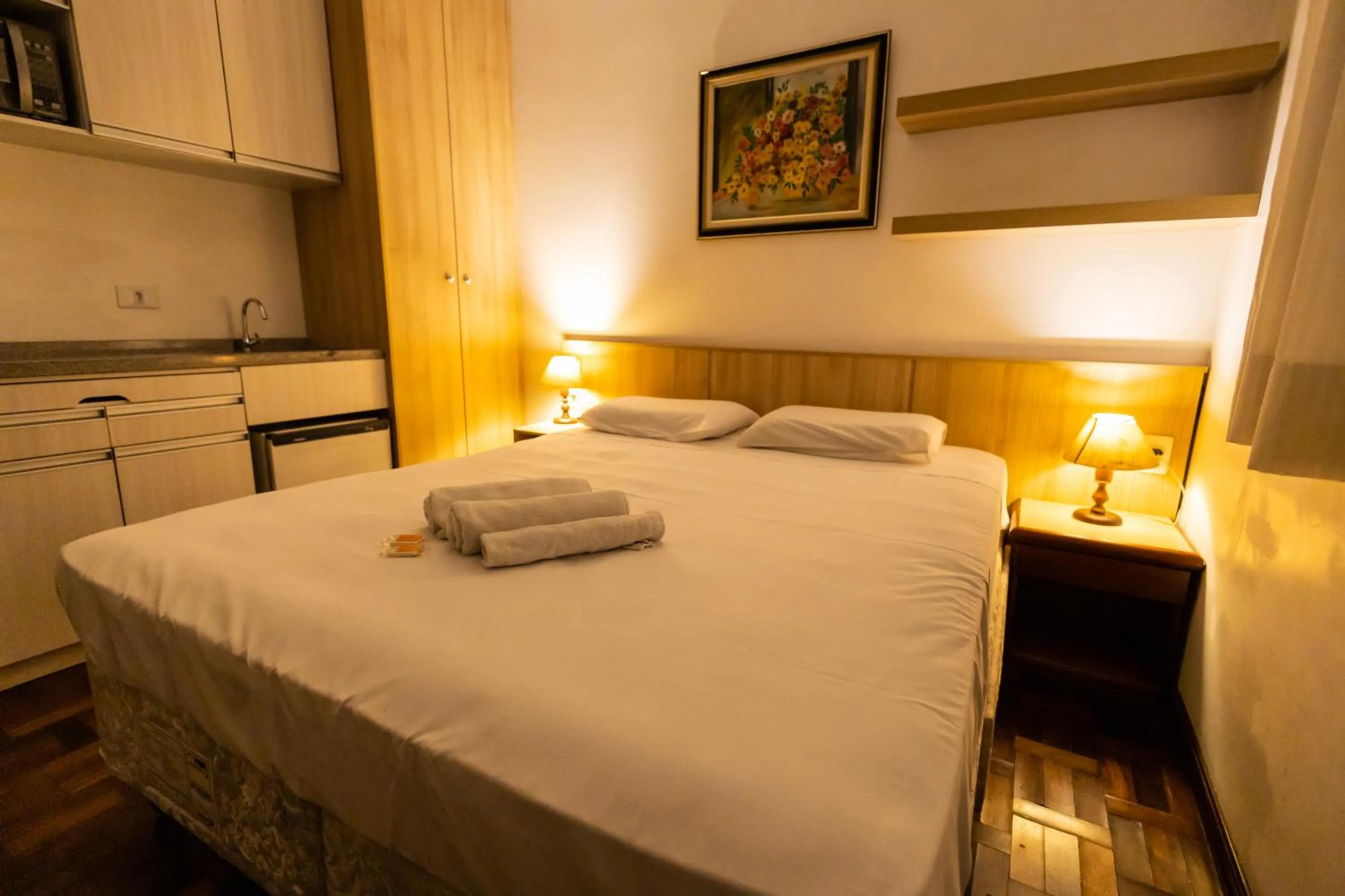 Bed in Hotel Golden Star