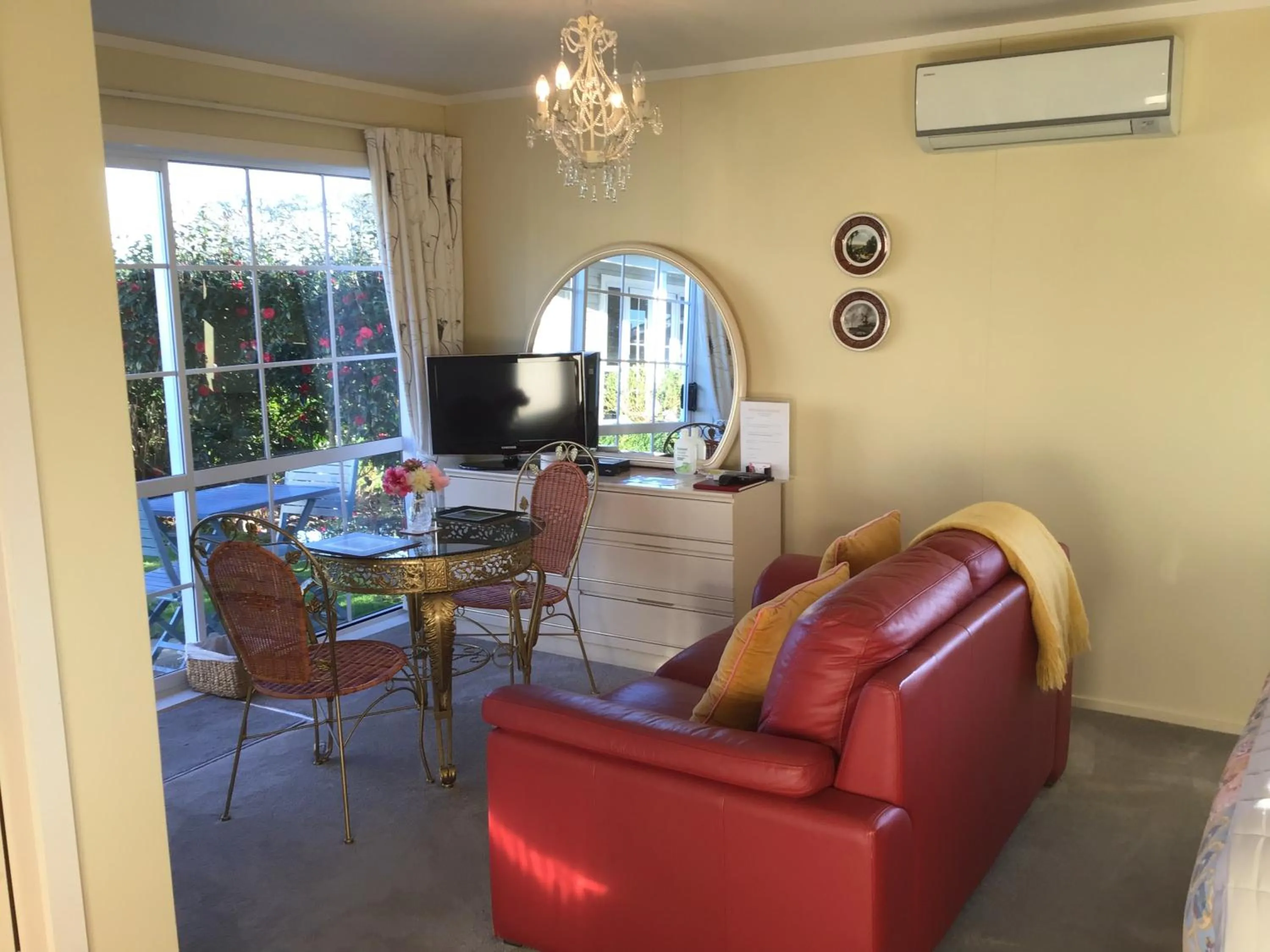 Seating area in Mohaonui Farmstay