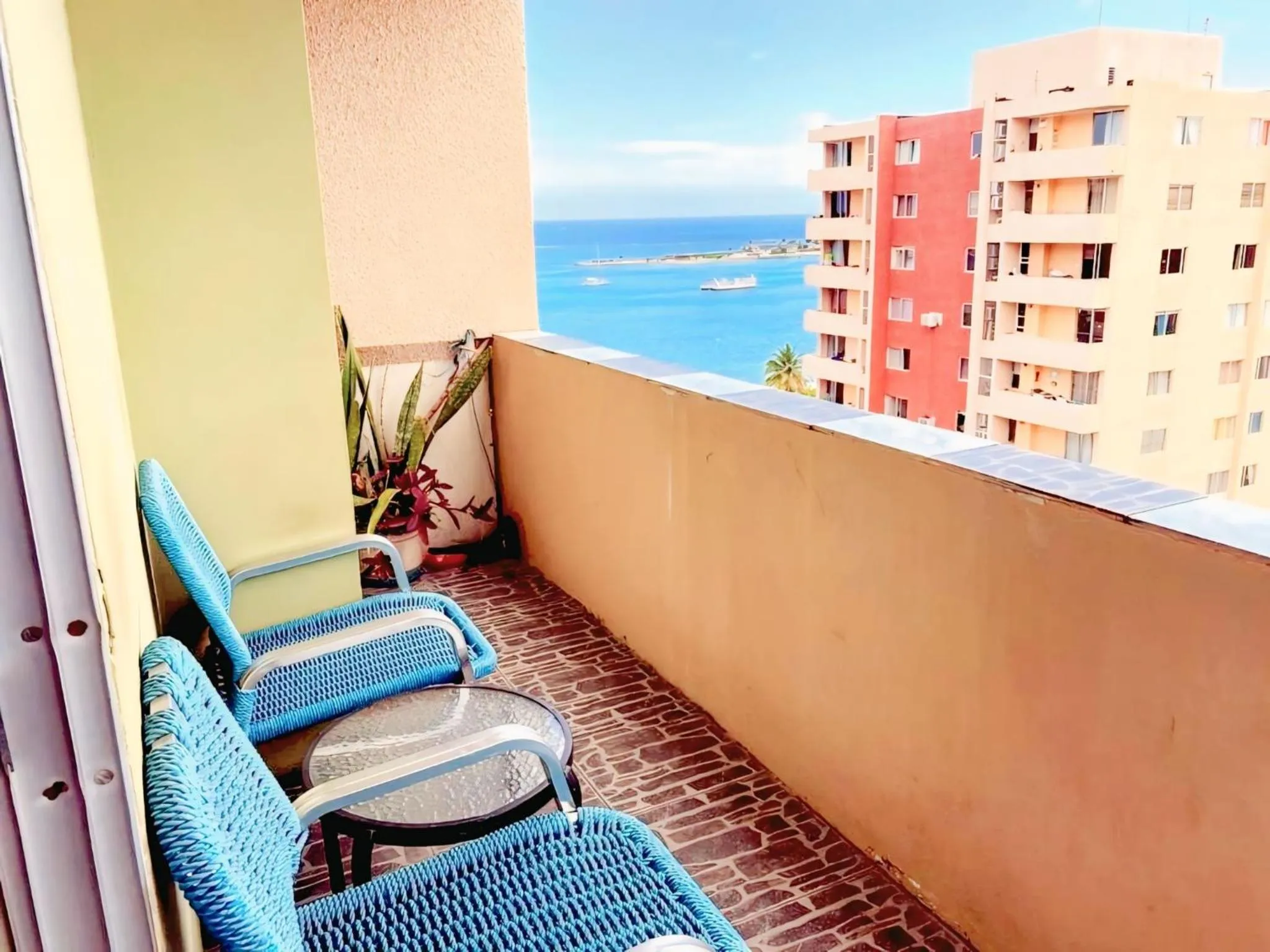 View (from property/room) in Beach-side condos at Turtle Beach Towers