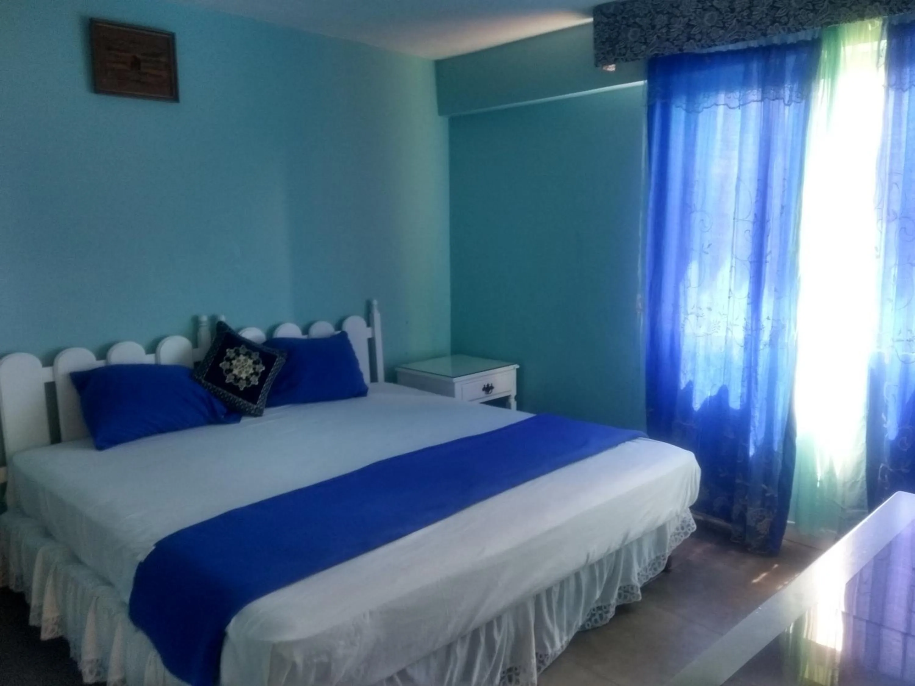 Bed in Beach-side condos at Turtle Beach Towers