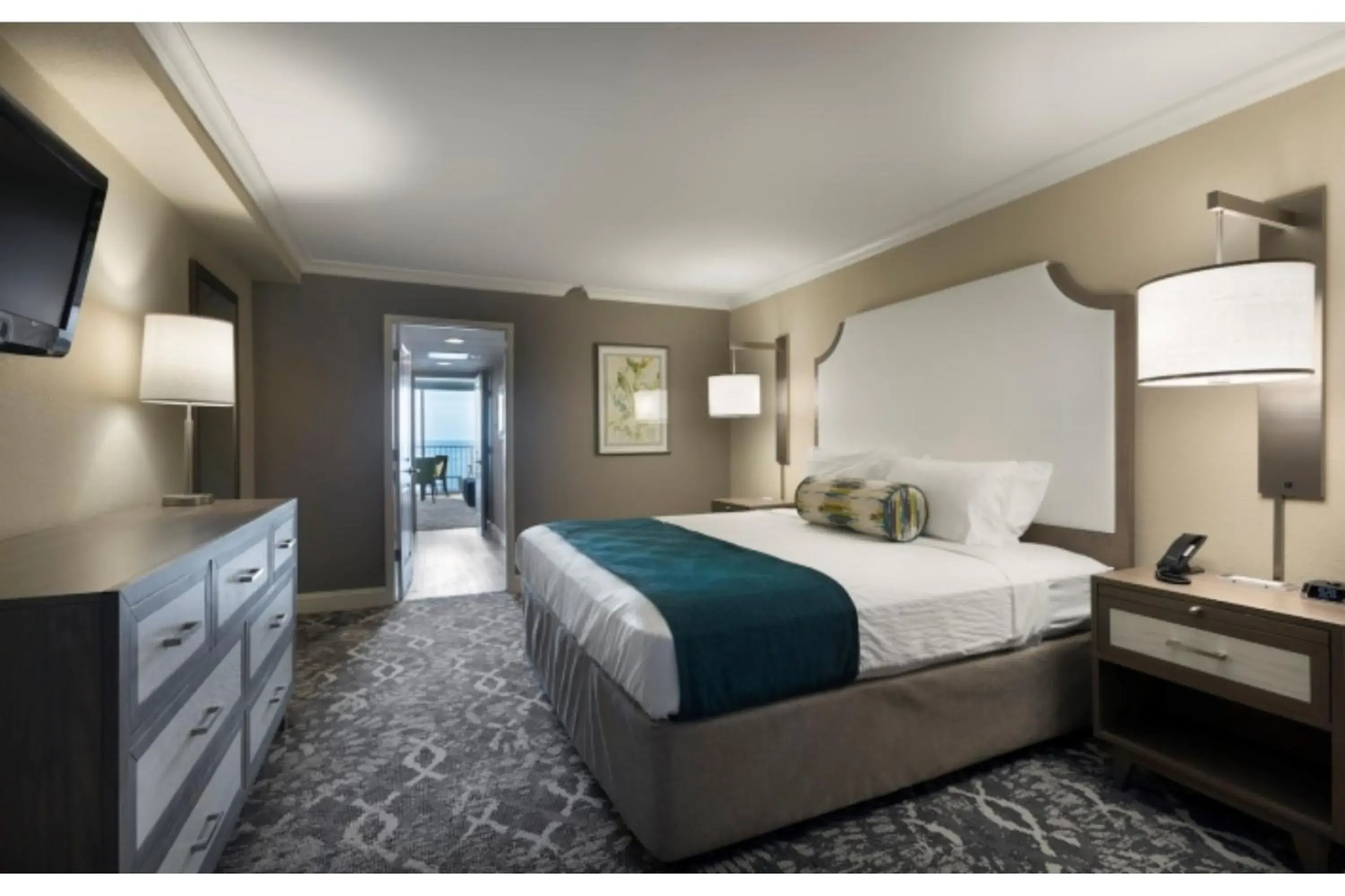 Bedroom, Bed in Breakers Resort Hotel Bedroom, Bed in Breakers Resort Hotel