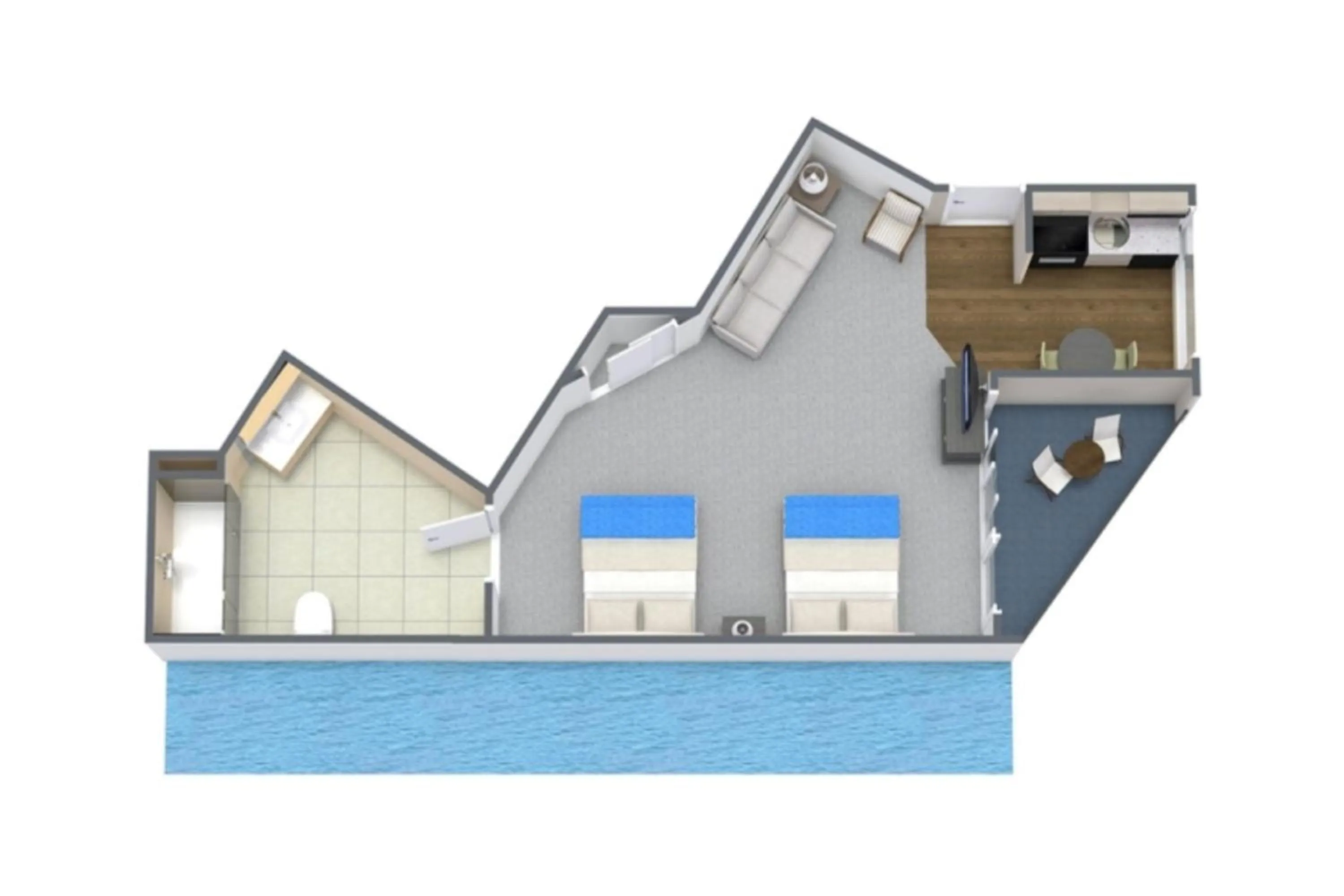 Floor plan in Breakers Resort Hotel