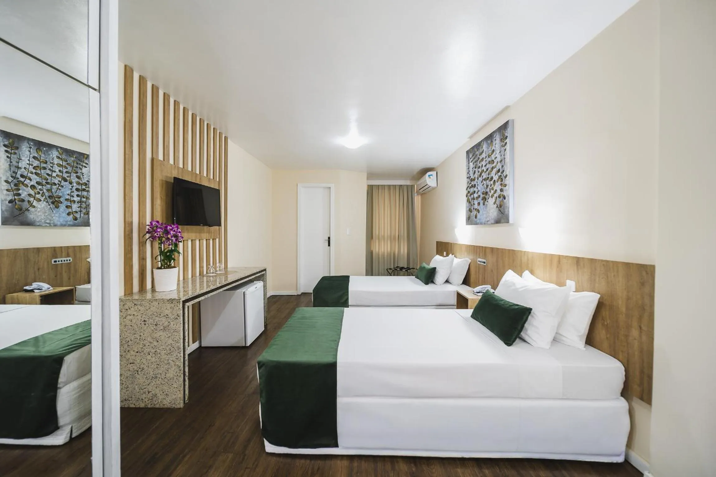 Bed in Hotel Nacional Inn Curitiba Torres