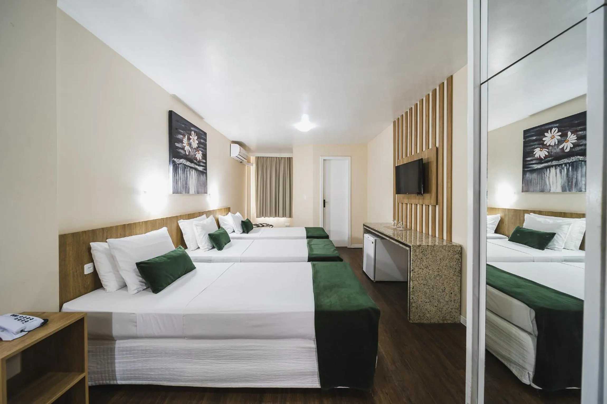 Bed in Hotel Nacional Inn Curitiba Torres