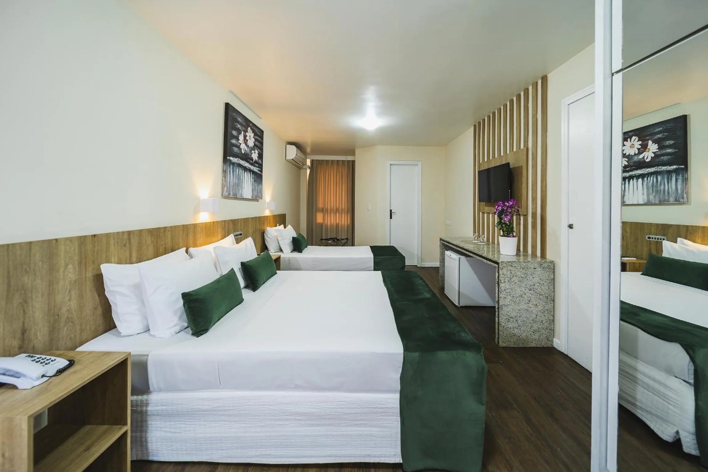 Bed in Hotel Nacional Inn Curitiba Torres