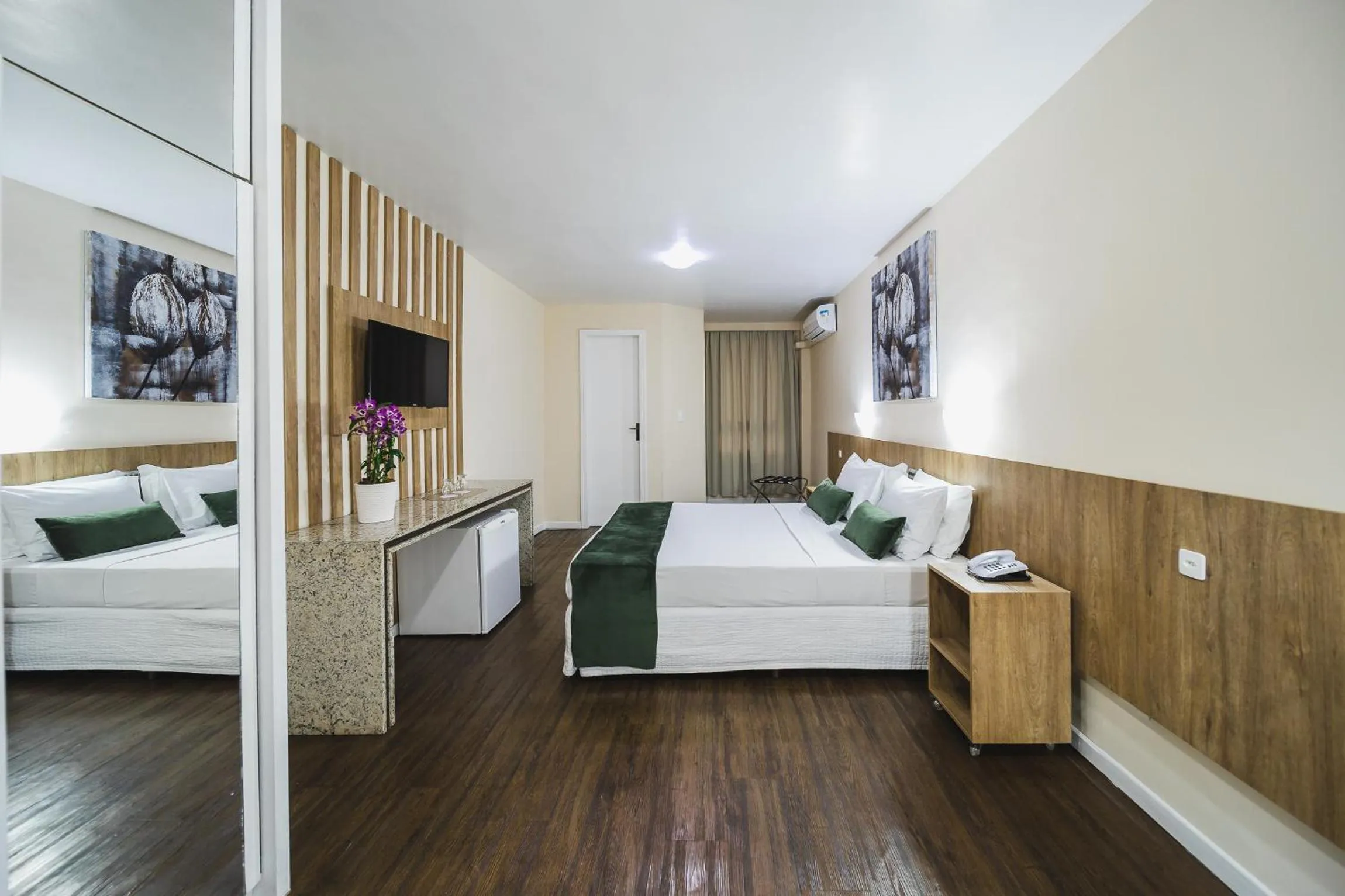 Bed in Hotel Nacional Inn Curitiba Torres