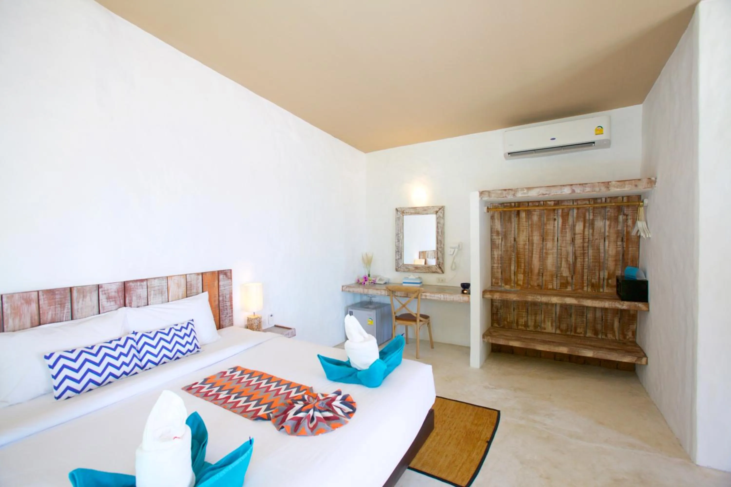 Bedroom in Lime N Soda Beachfront Resort