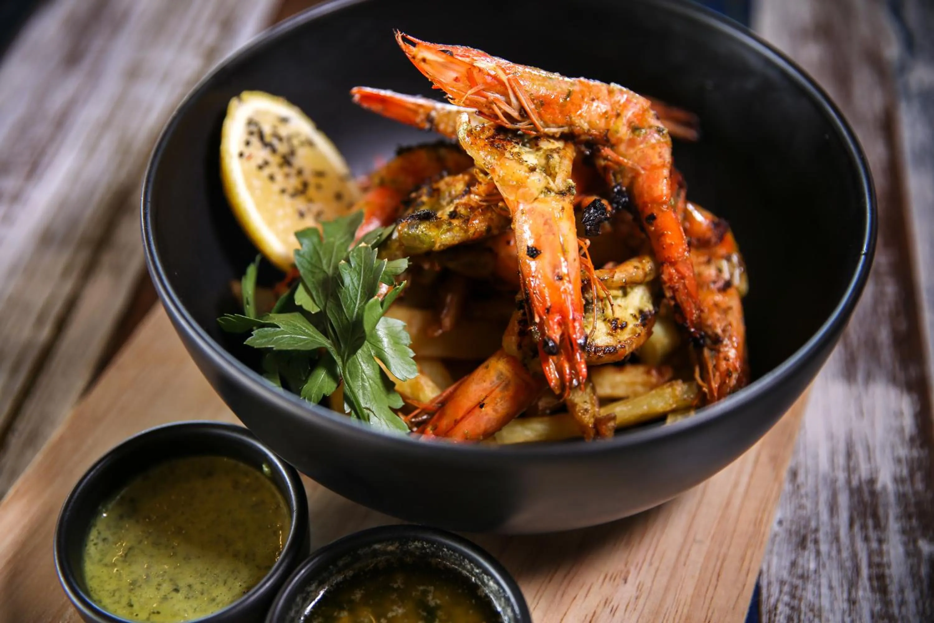 Restaurant/places to eat in Lime N Soda Beachfront Resort