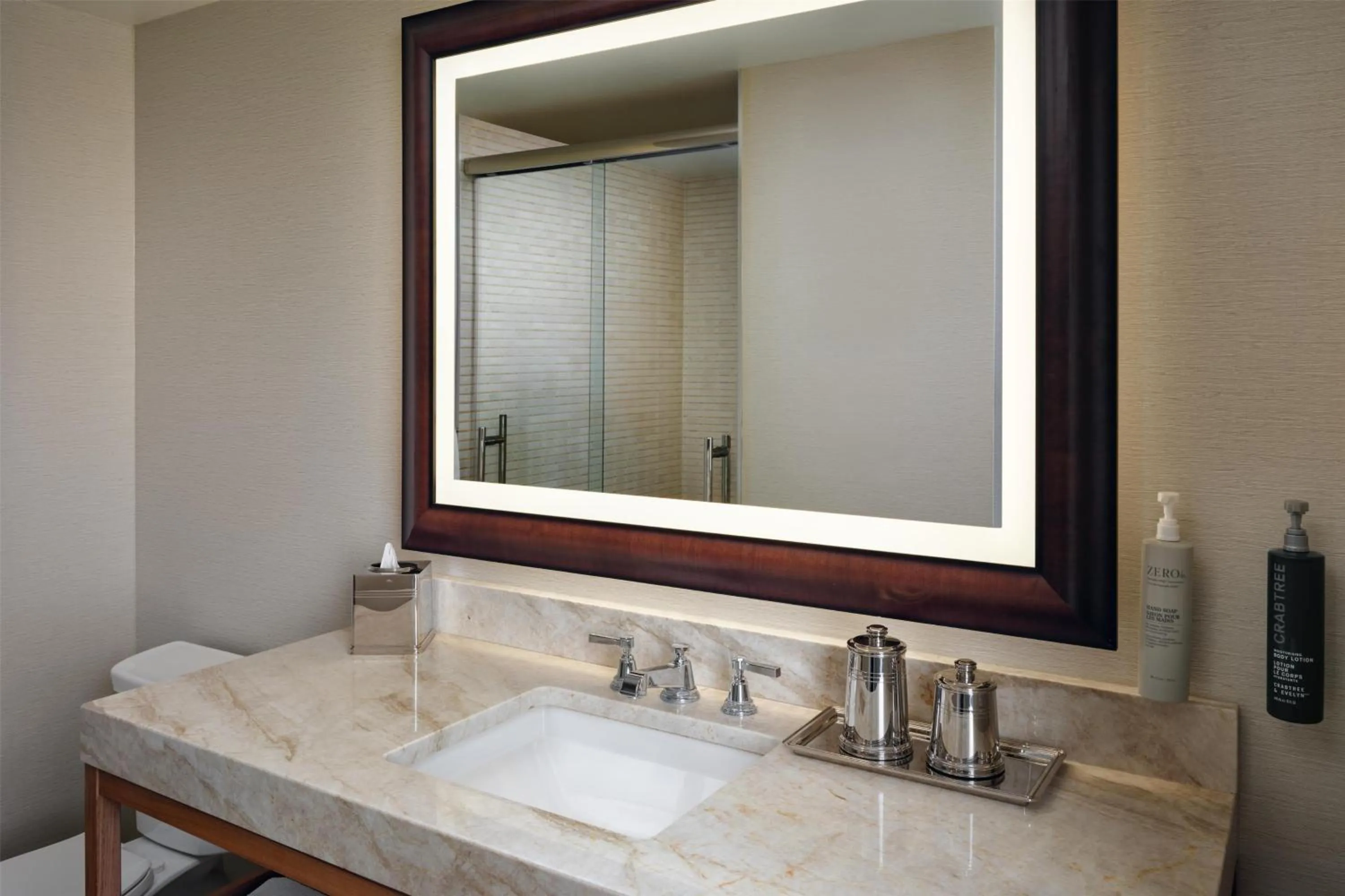 Bathroom in Hilton Chicago