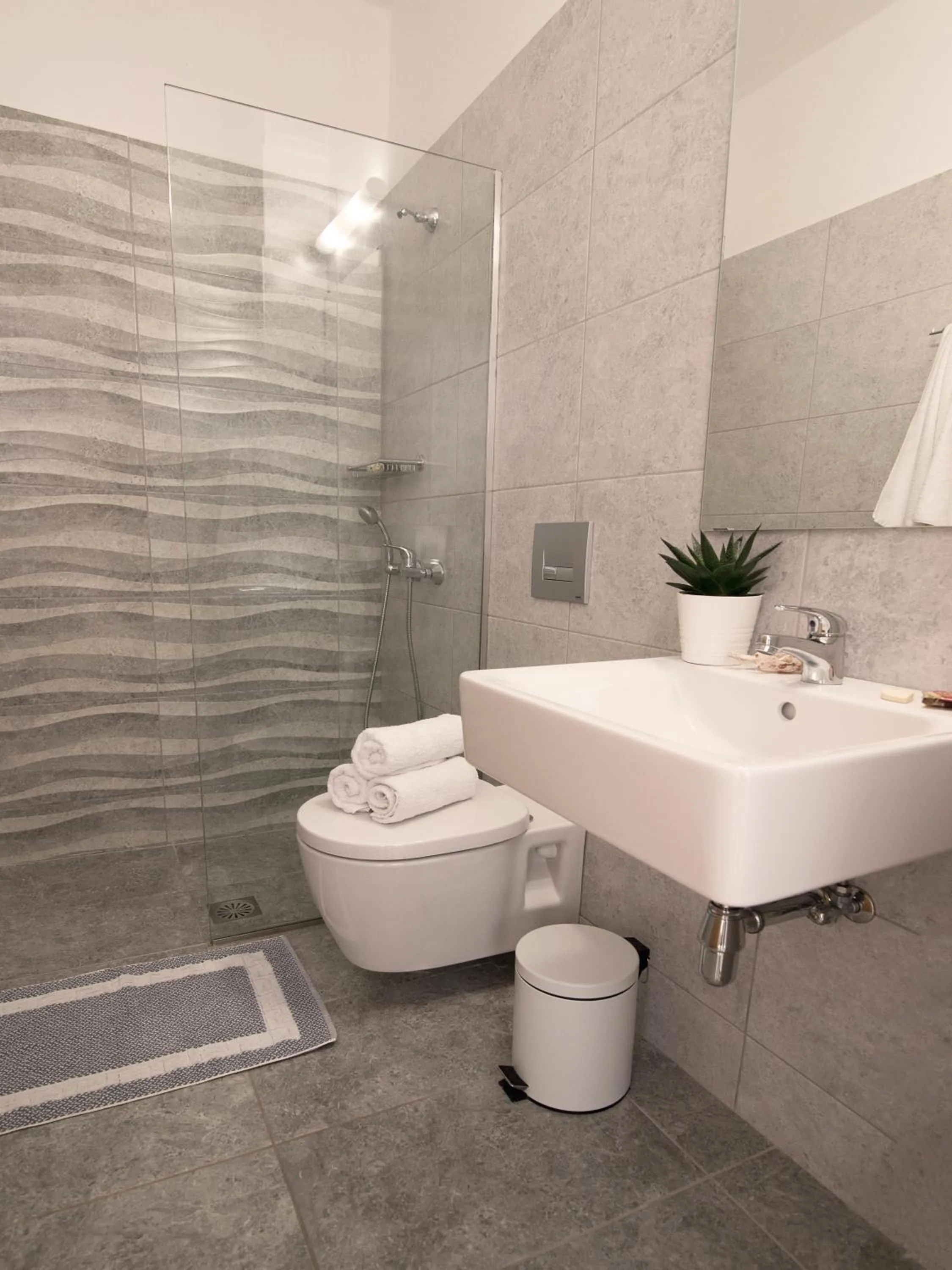 Bathroom in Melissa Apartments, Studios & Suites
