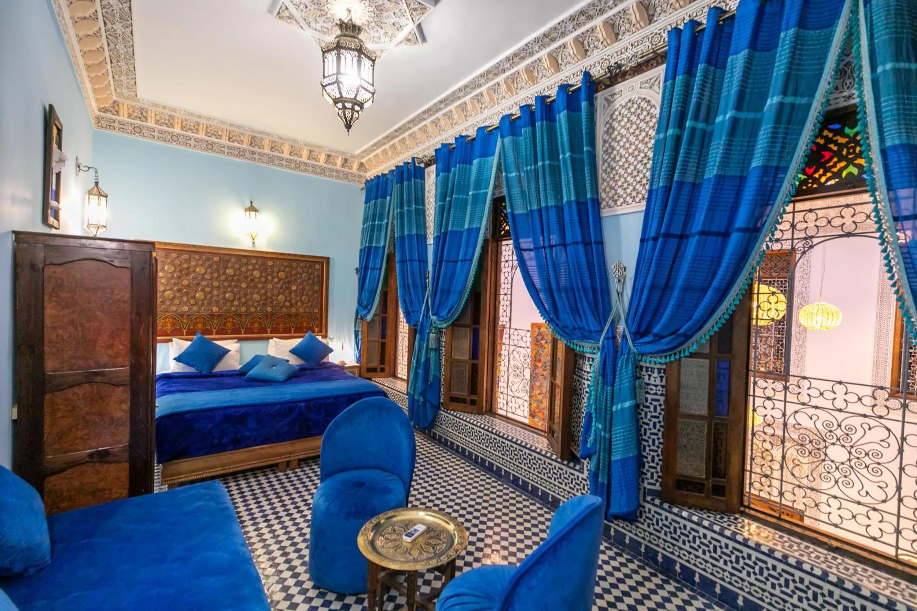Bed in Dar Fes Tresor