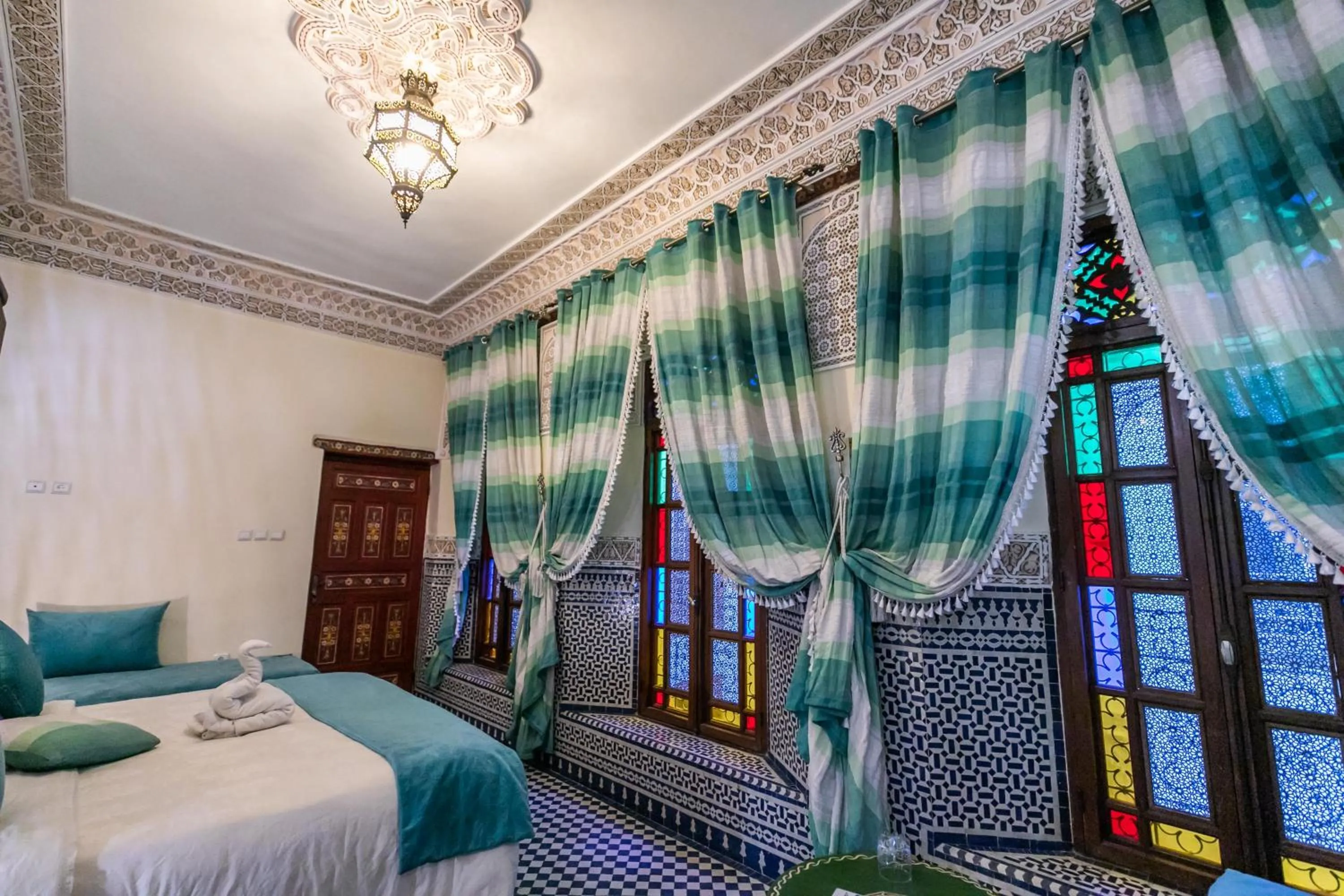 Bed in Dar Fes Tresor