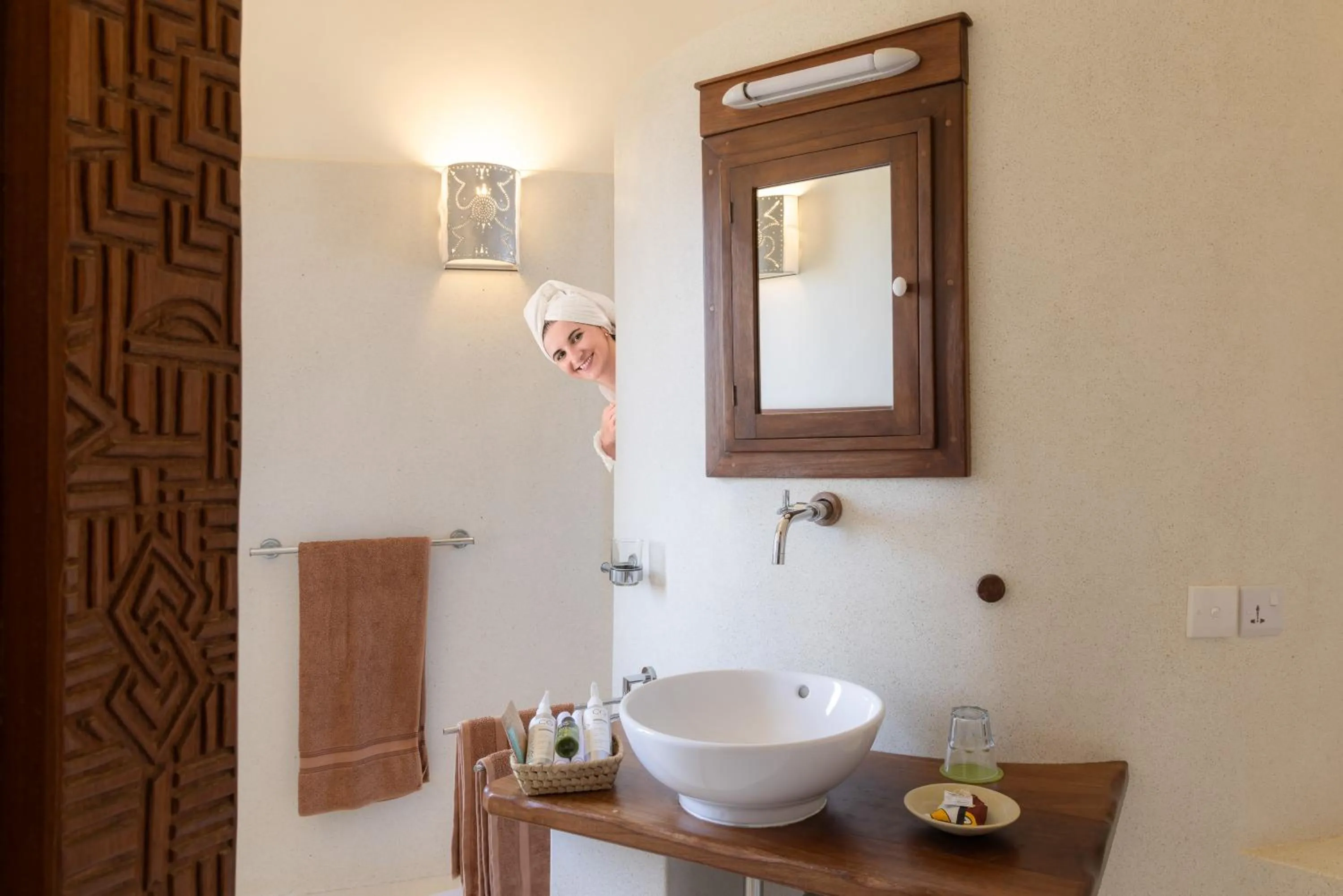 Bathroom in The Charming Lonno Lodge Watamu