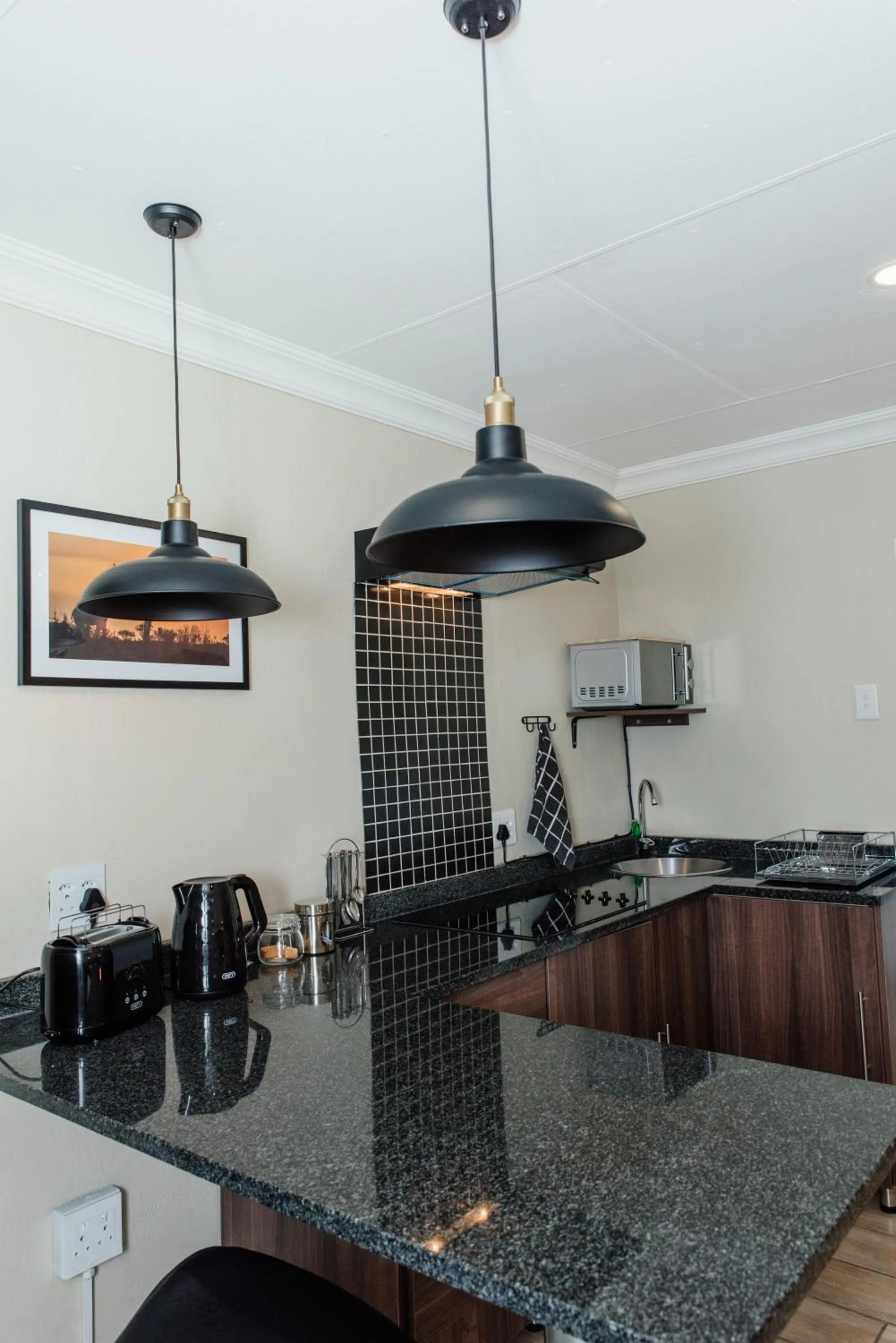Kitchen or kitchenette in Casa Leitao Lodge
