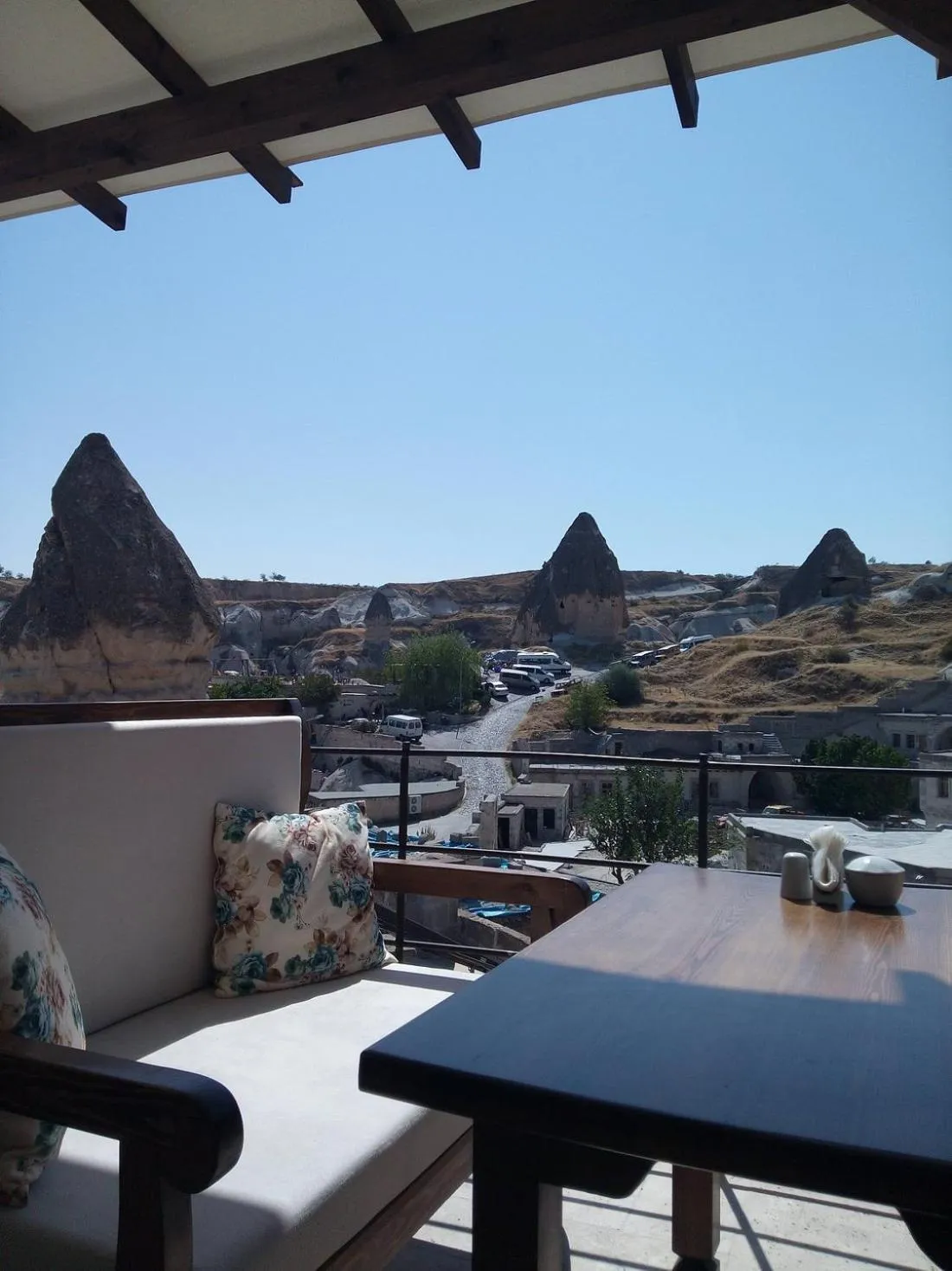 Patio in Mosaic Cave Hotel