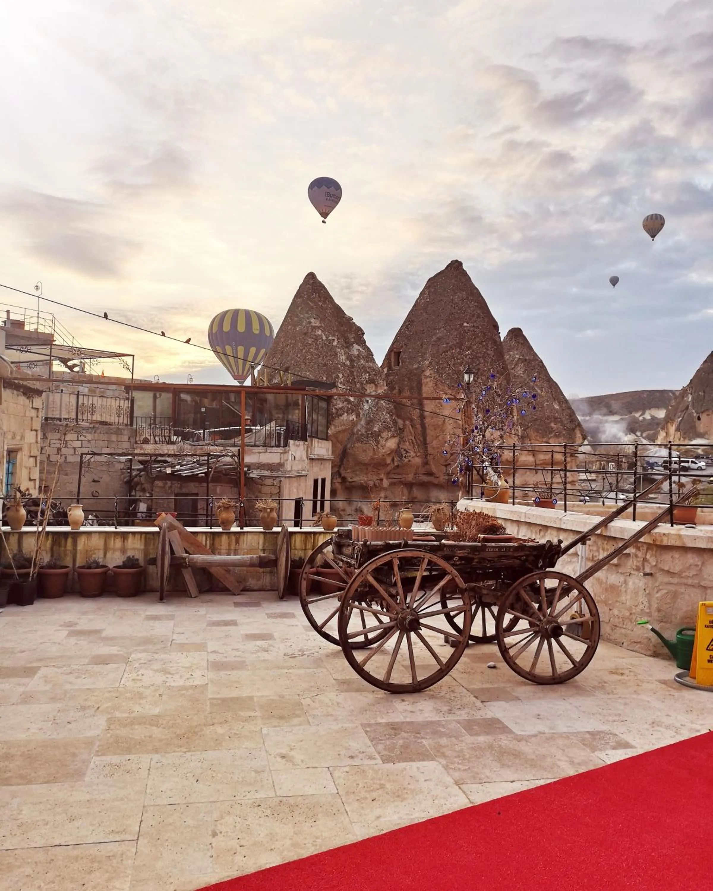 Patio in Mosaic Cave Hotel
