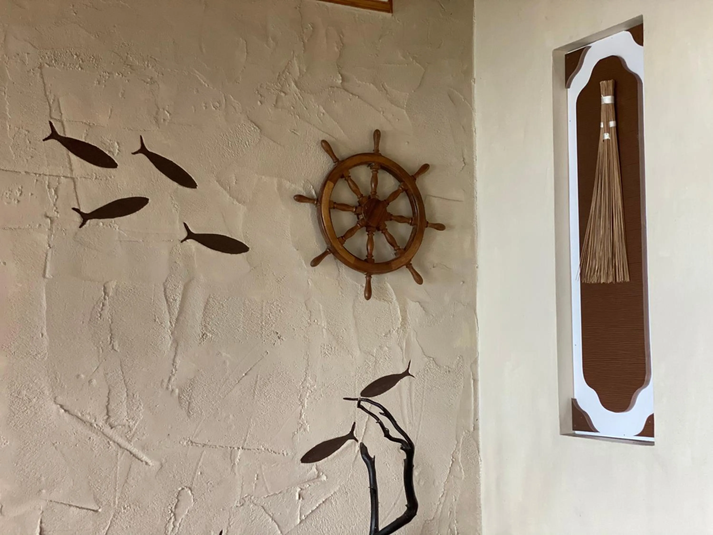 Decorative detail in Mouggae Blues Villas