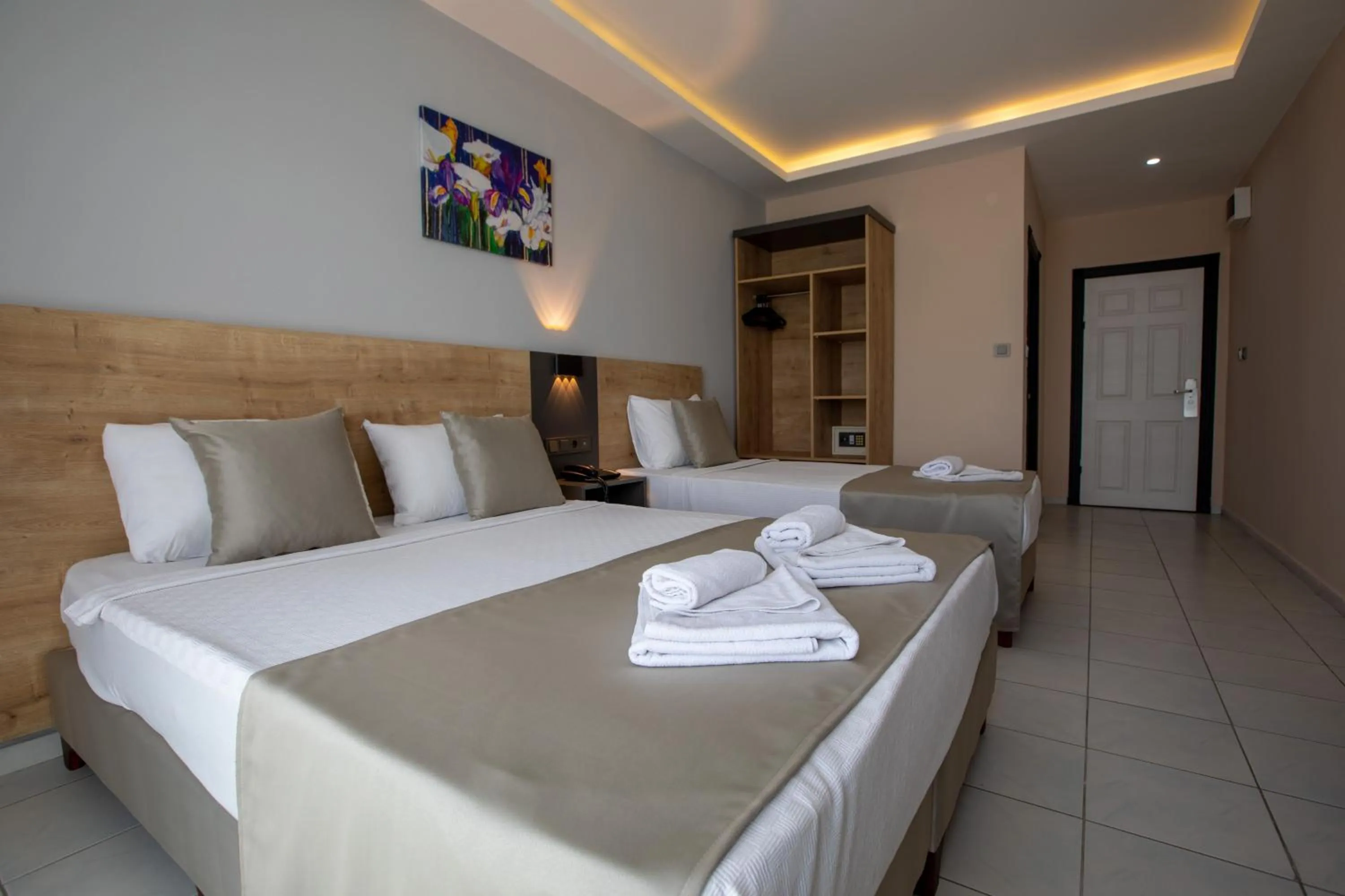 Bed in Alanya Risus Park Hotel