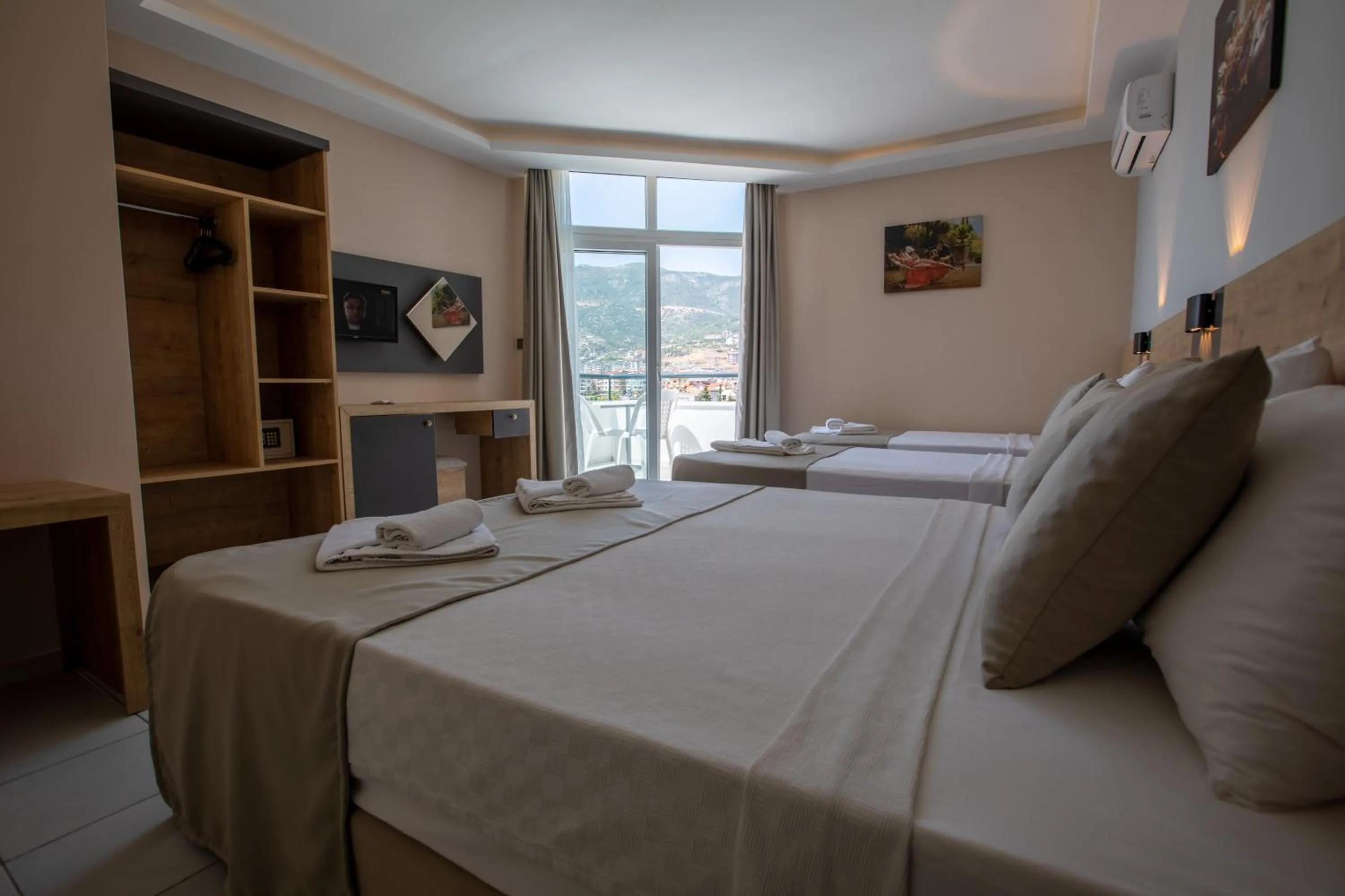 Bed in Alanya Risus Park Hotel