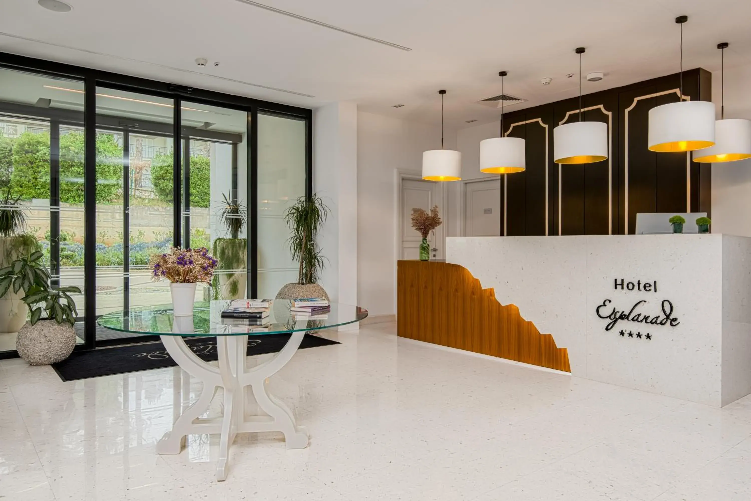 Lobby or reception in Boutique Hotel Esplanade Lobby or reception in Boutique Hotel Esplanade