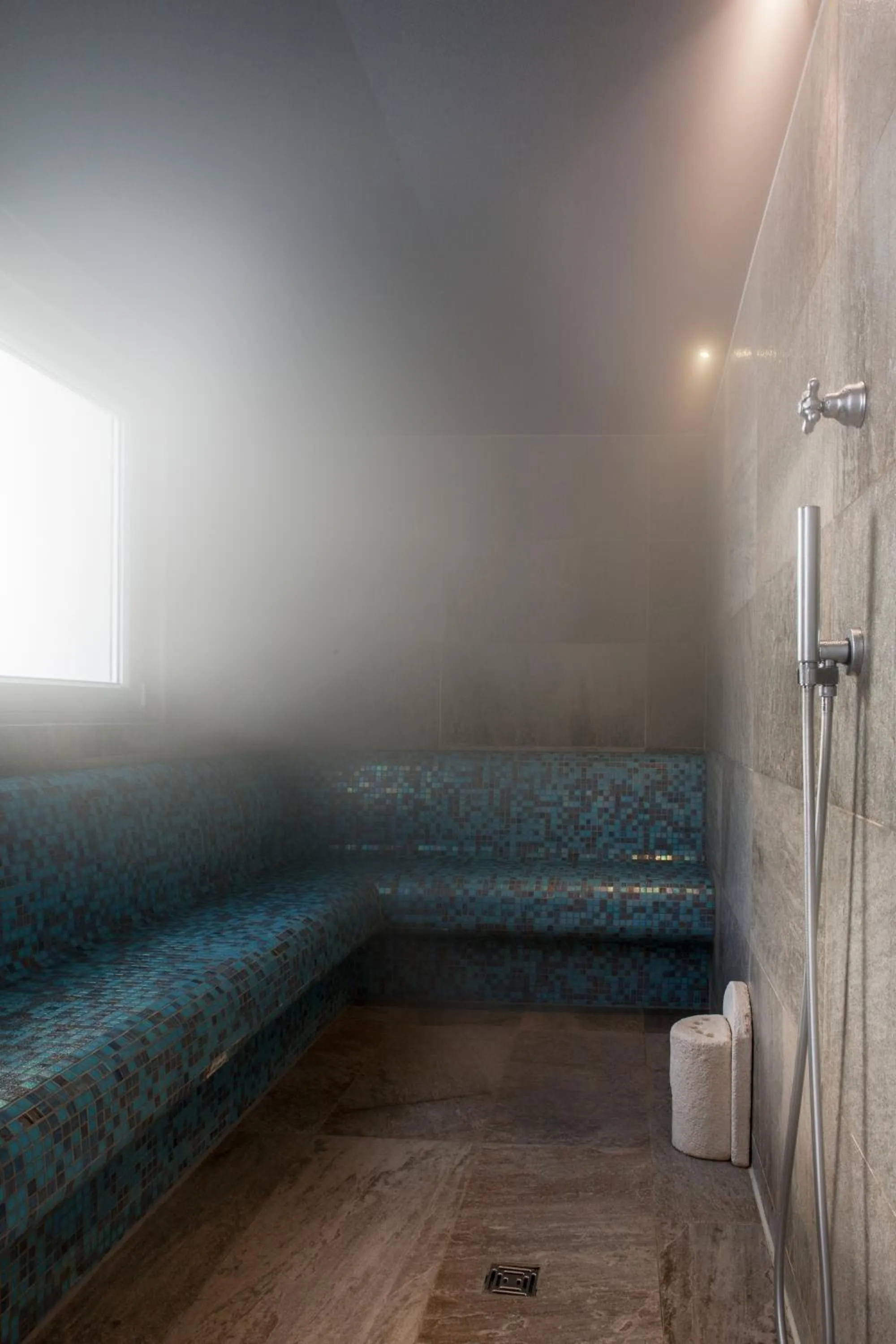 Steam room in Maloja Palace Suites CO2-Neutral